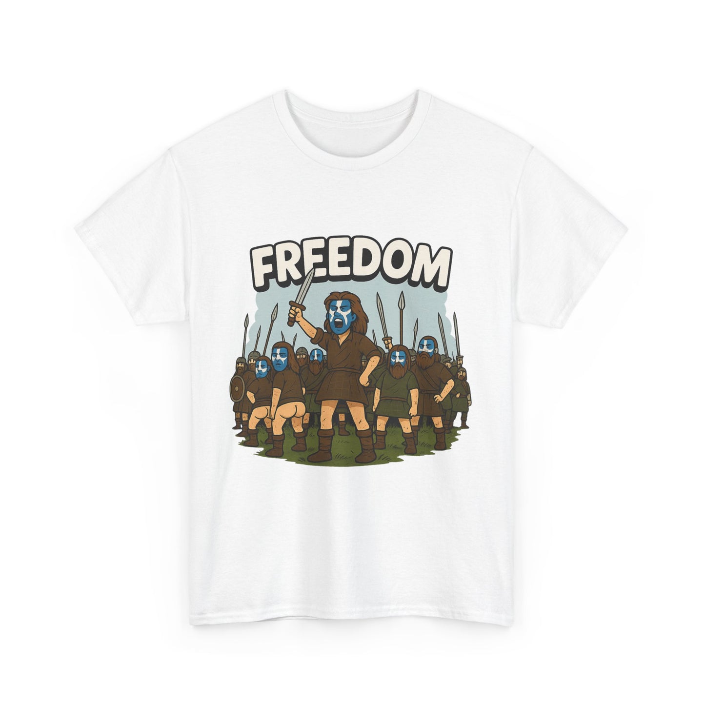 Scottish "Braveheart" slogan themed T-Shirt, Various colors & sizes available
