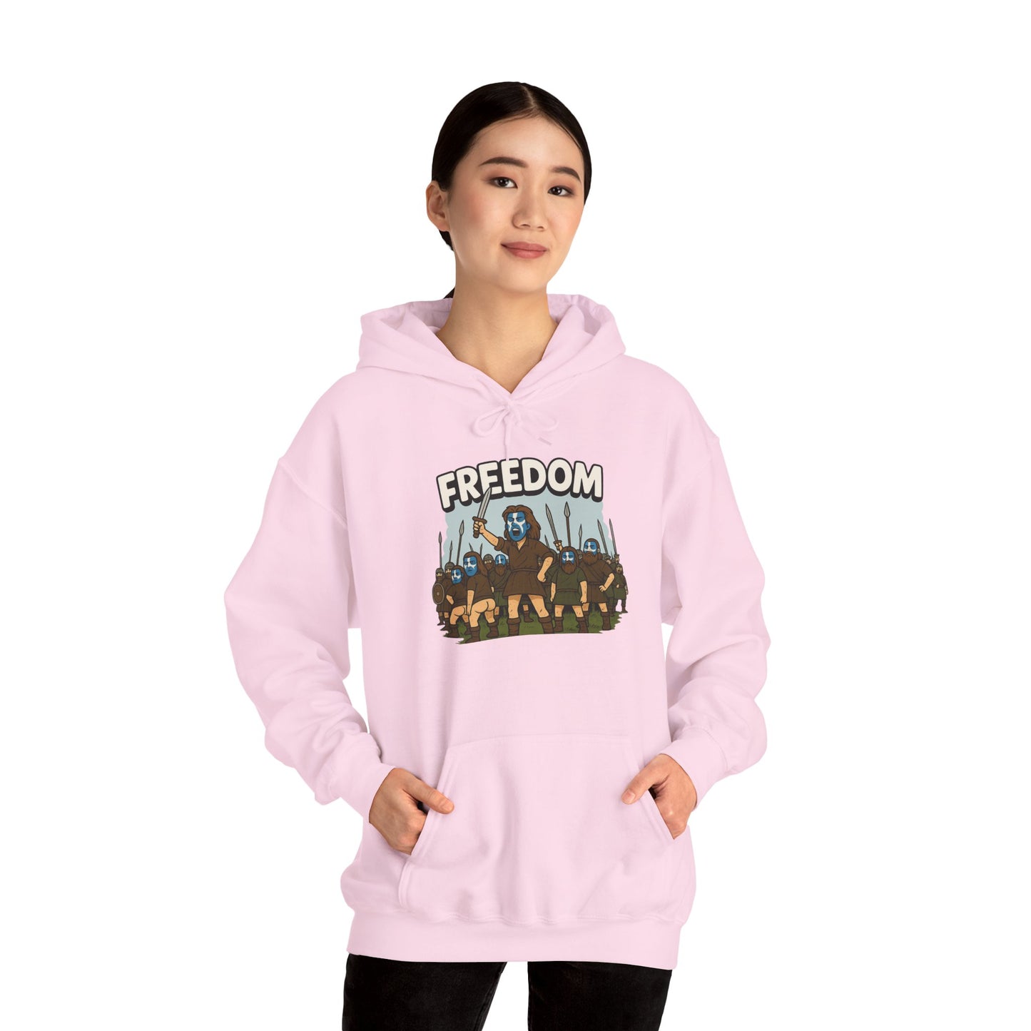 "Braveheart" Scottish slogan Hoodie, Various colors & sizes available
