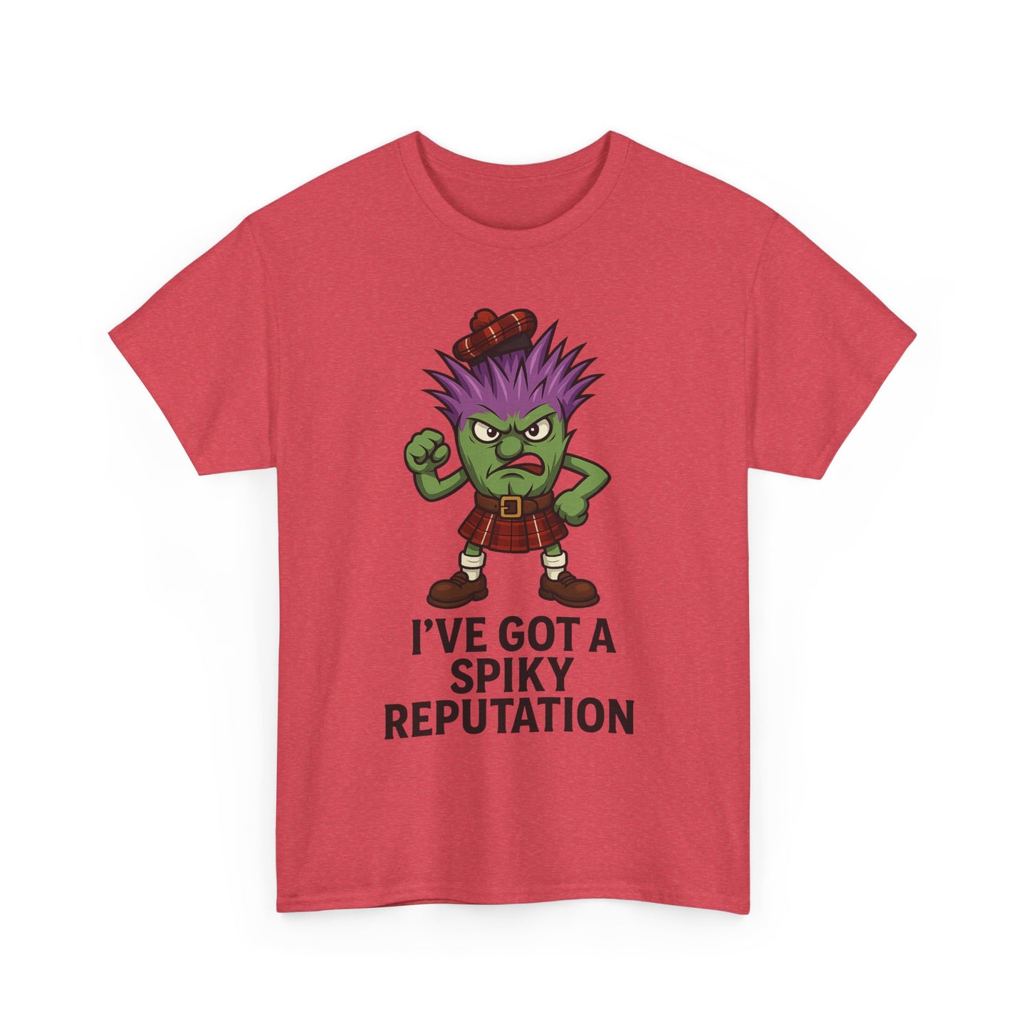 Scottish "Spikey Thistle" slogan T-Shirt, available in different colors & sizes