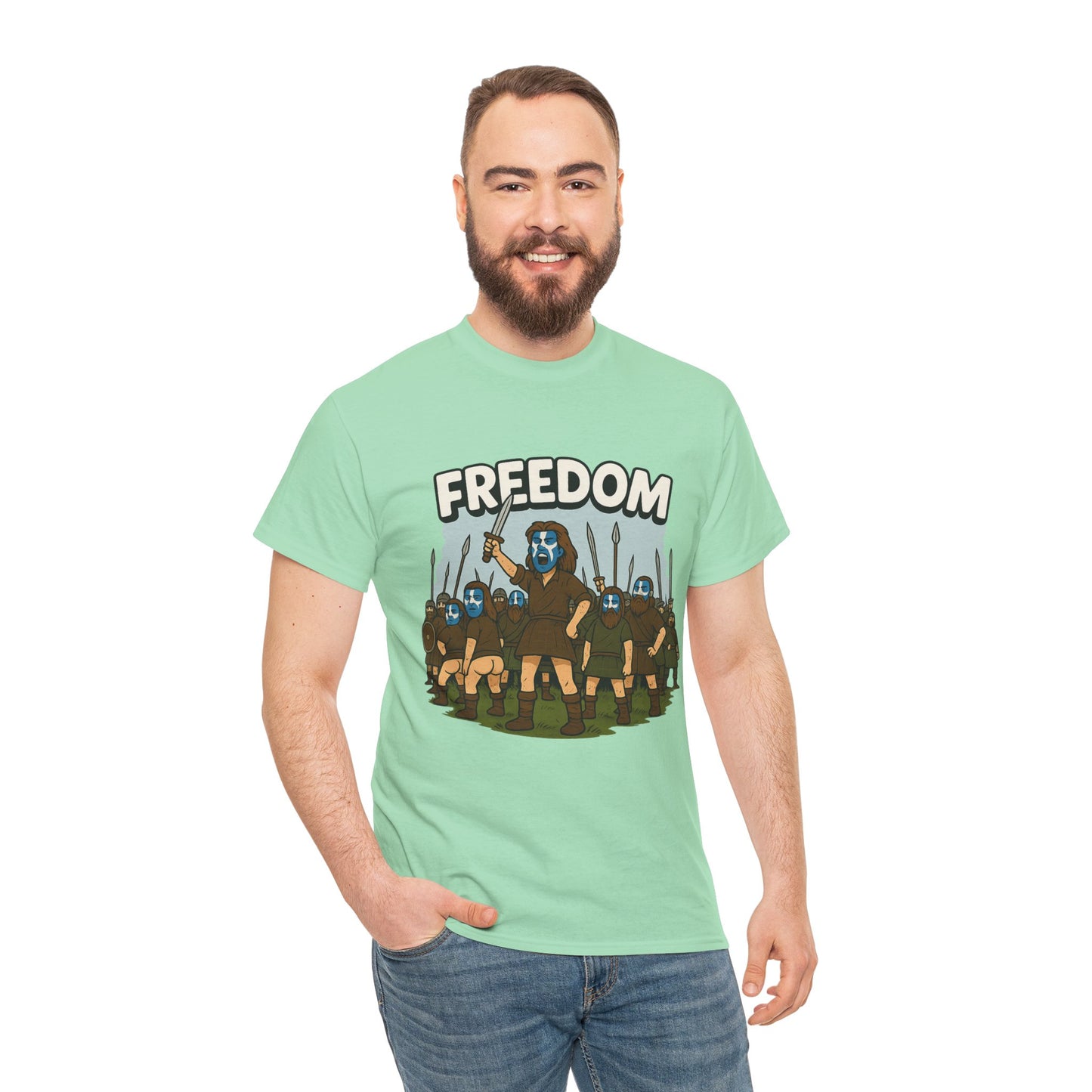 Scottish "Braveheart" slogan themed T-Shirt, Various colors & sizes available