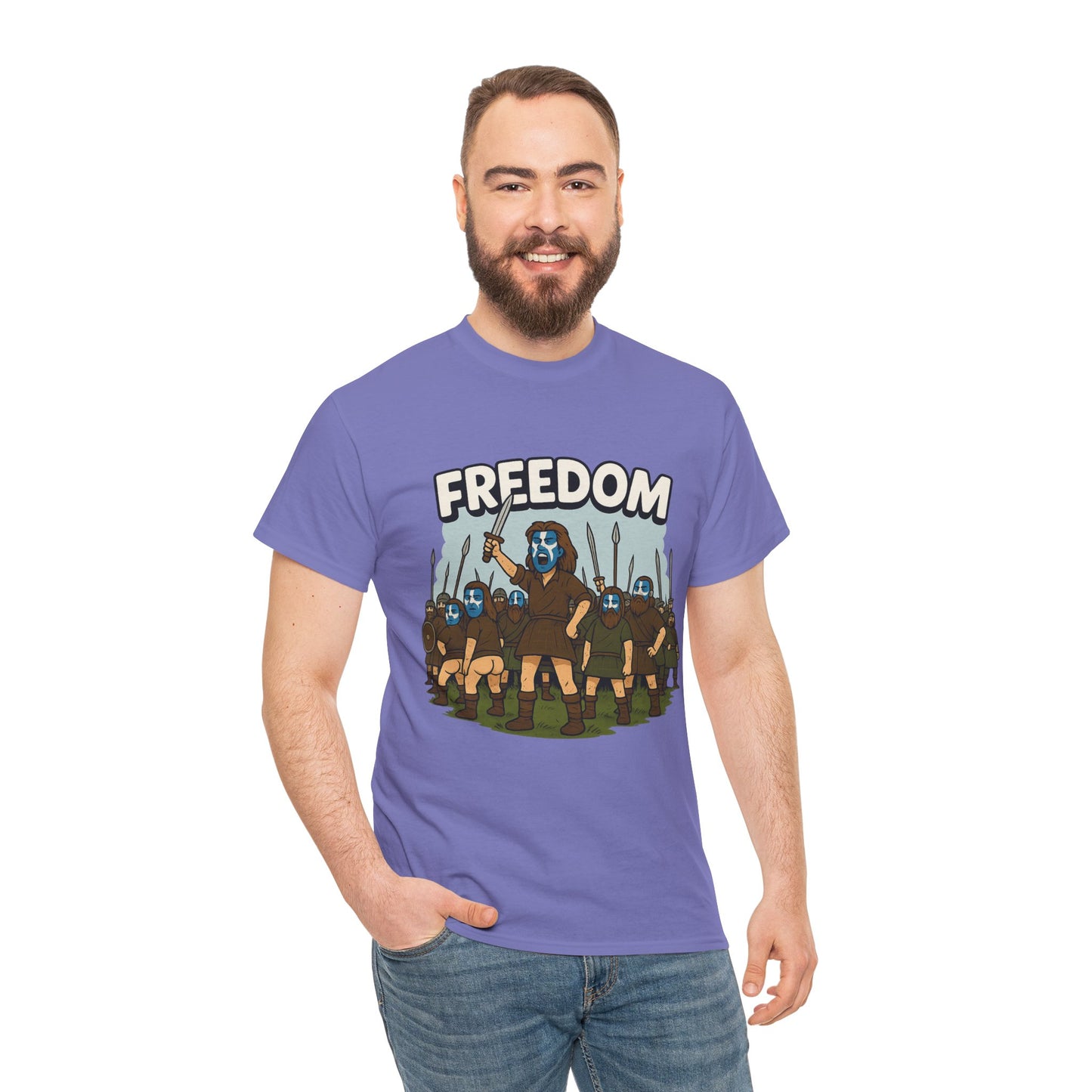 Scottish "Braveheart" slogan themed T-Shirt, Various colors & sizes available
