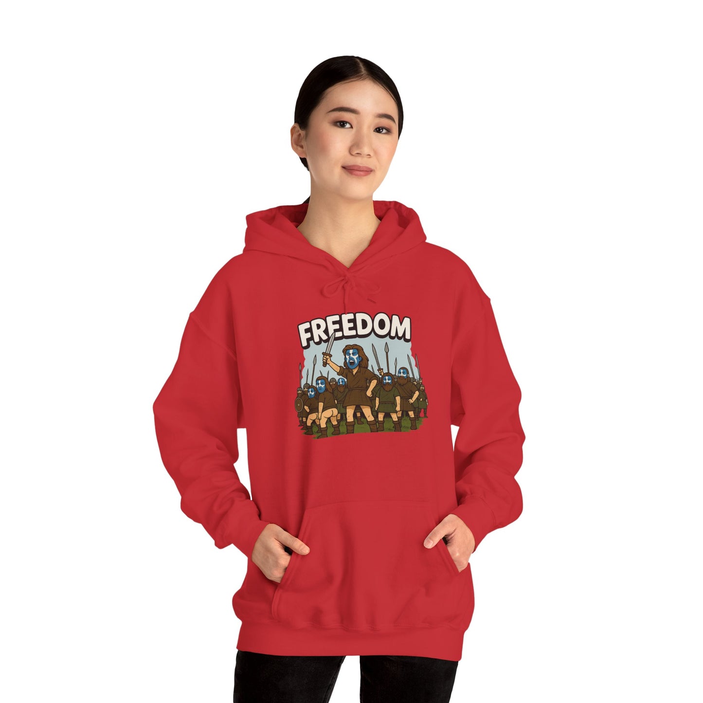 "Braveheart" Scottish slogan Hoodie, Various colors & sizes available