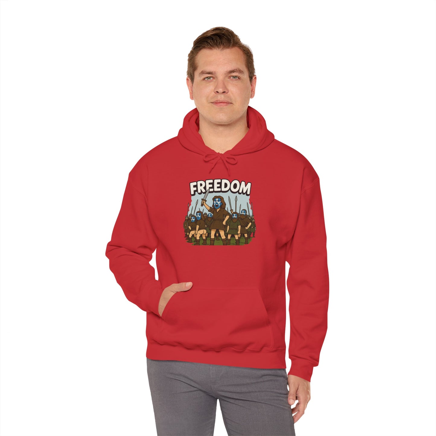 "Braveheart" Scottish slogan Hoodie, Various colors & sizes available