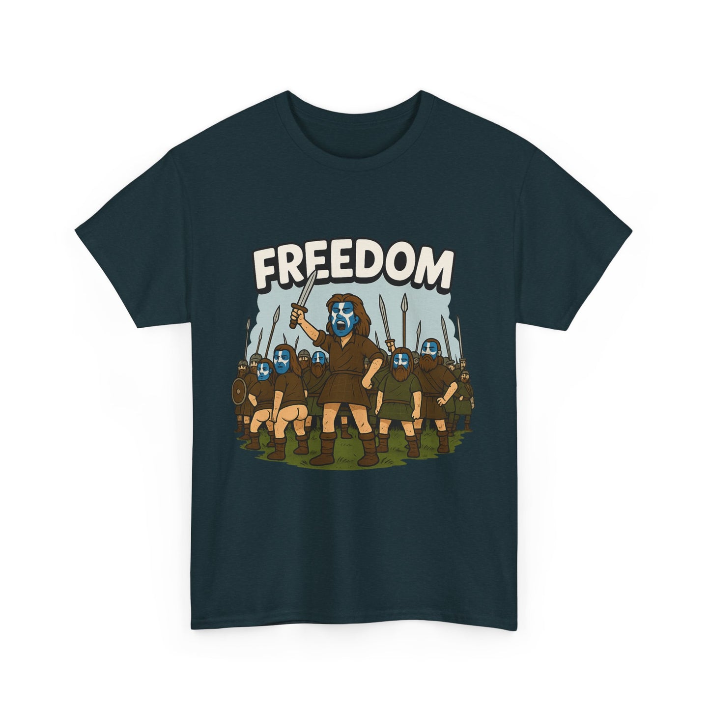 Scottish "Braveheart" slogan themed T-Shirt, Various colors & sizes available