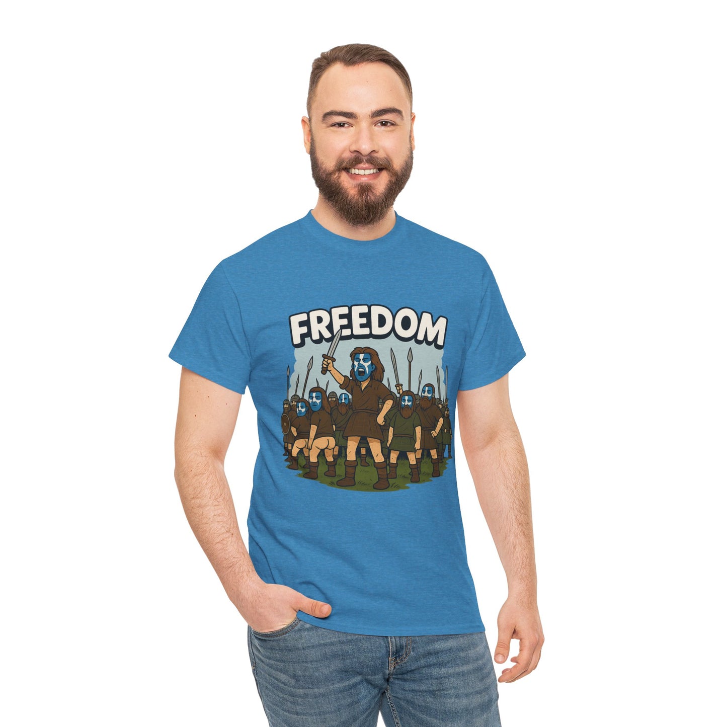 Scottish "Braveheart" slogan themed T-Shirt, Various colors & sizes available