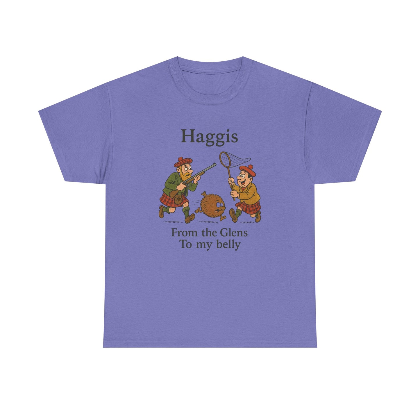 Scottish "Haggis Hunting" Slogan T-Shirt, Various colors & sizes