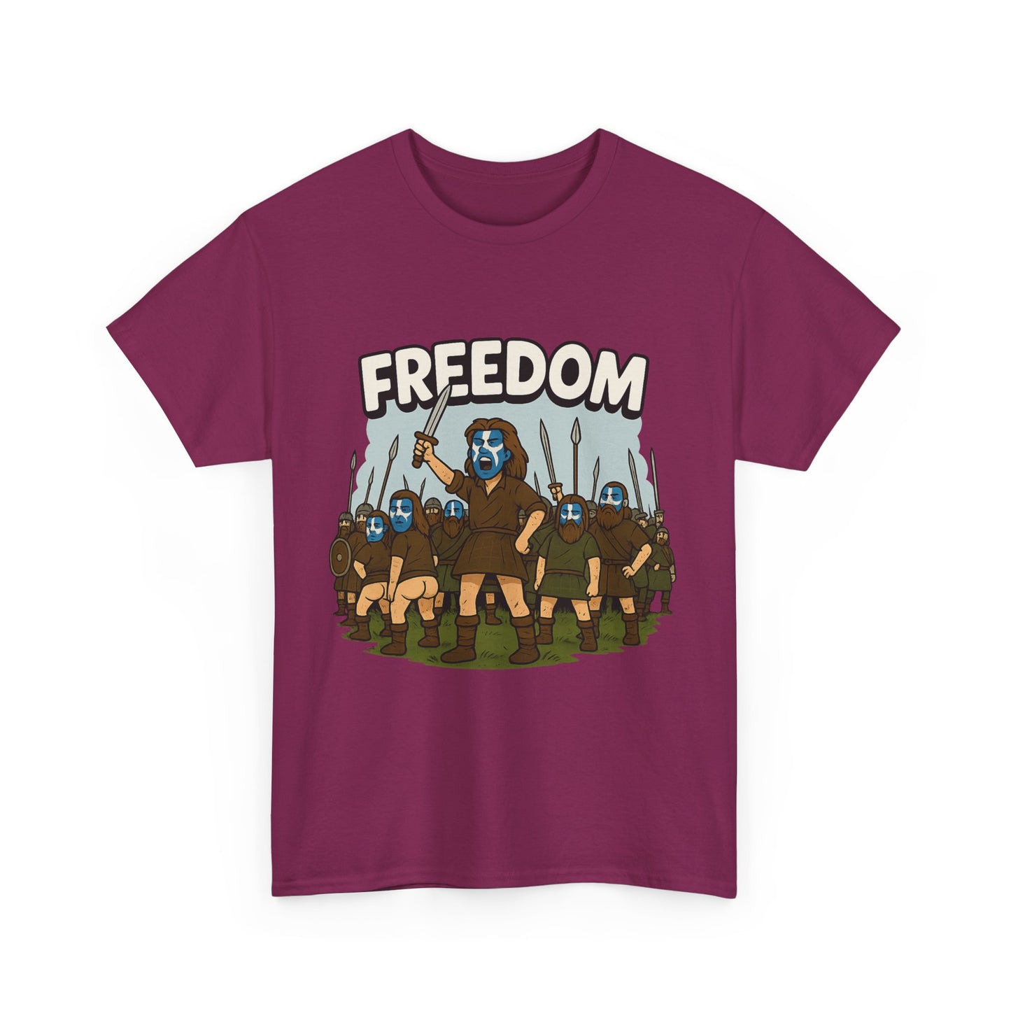 Scottish "Braveheart" slogan themed T-Shirt, Various colors & sizes available