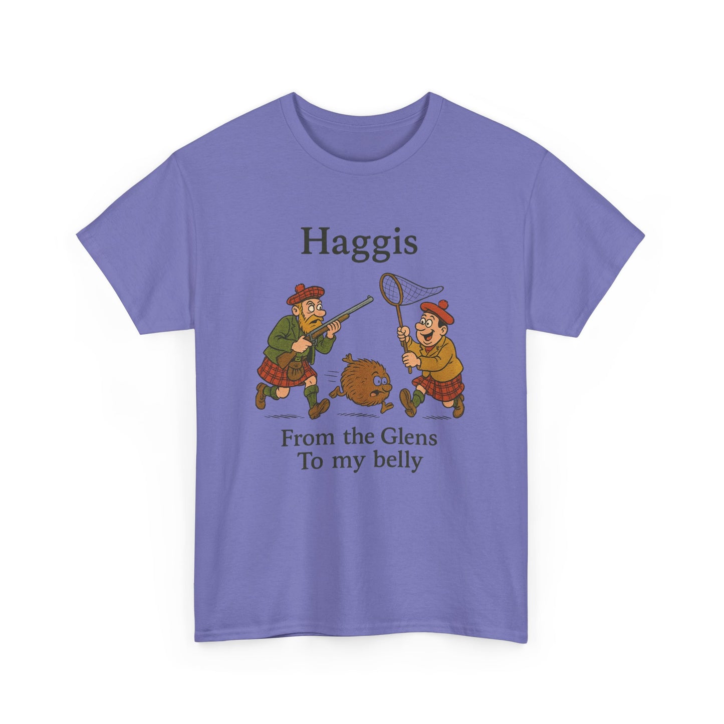 Scottish "Haggis Hunting" Slogan T-Shirt, Various colors & sizes
