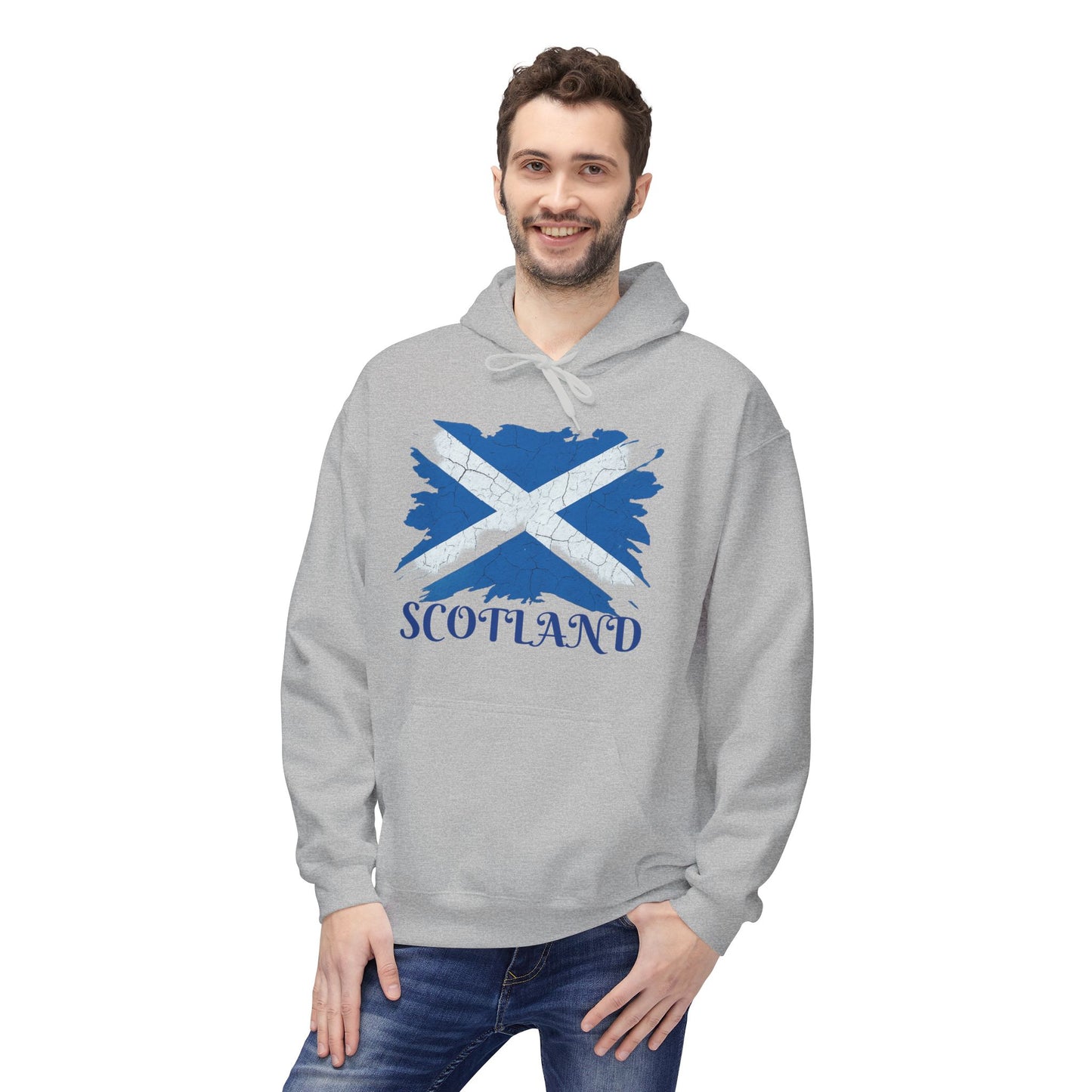 Scottish Inspired "St Andrews Cross Hoodie", Various colors & sizes available