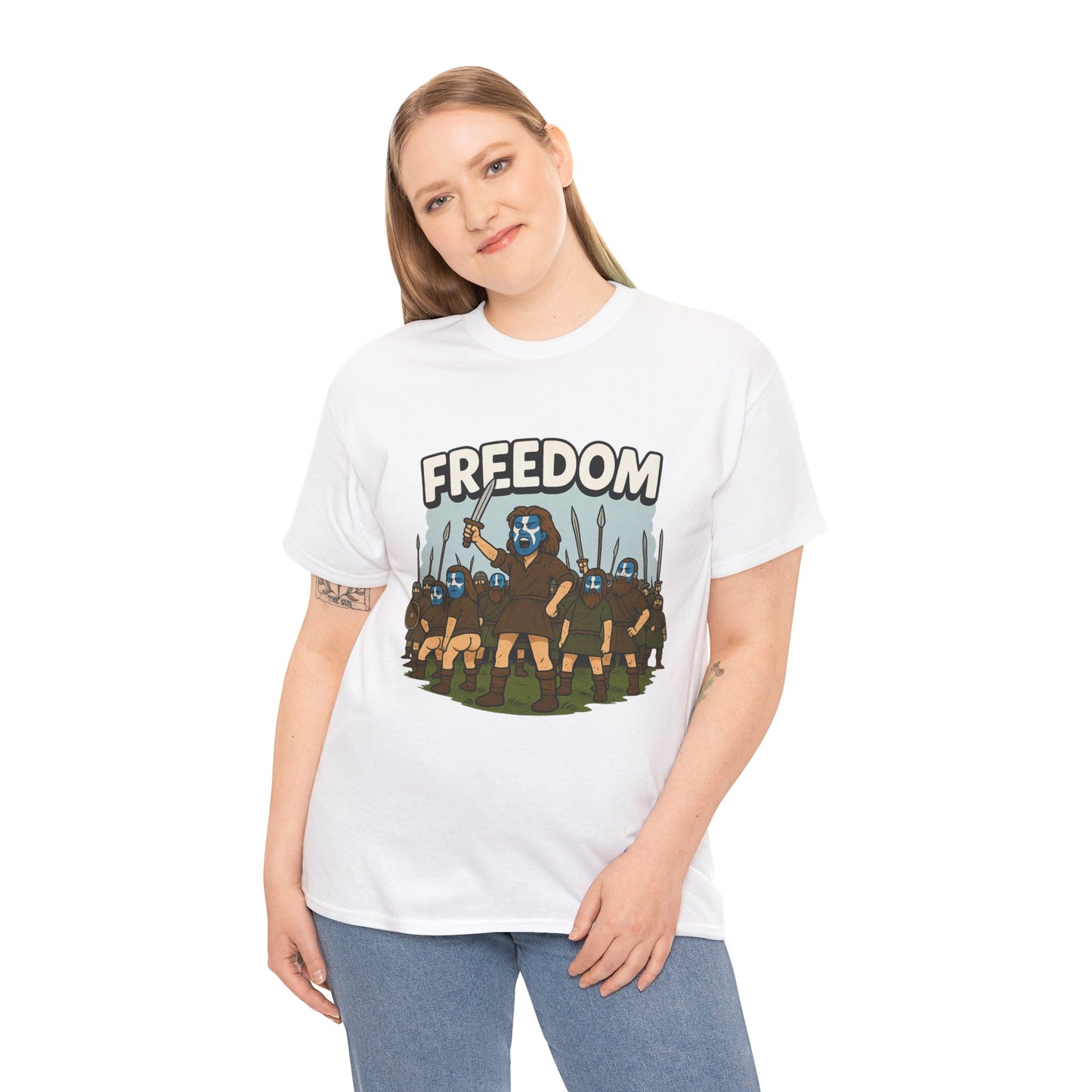 Scottish "Braveheart" slogan themed T-Shirt, Various colors & sizes available