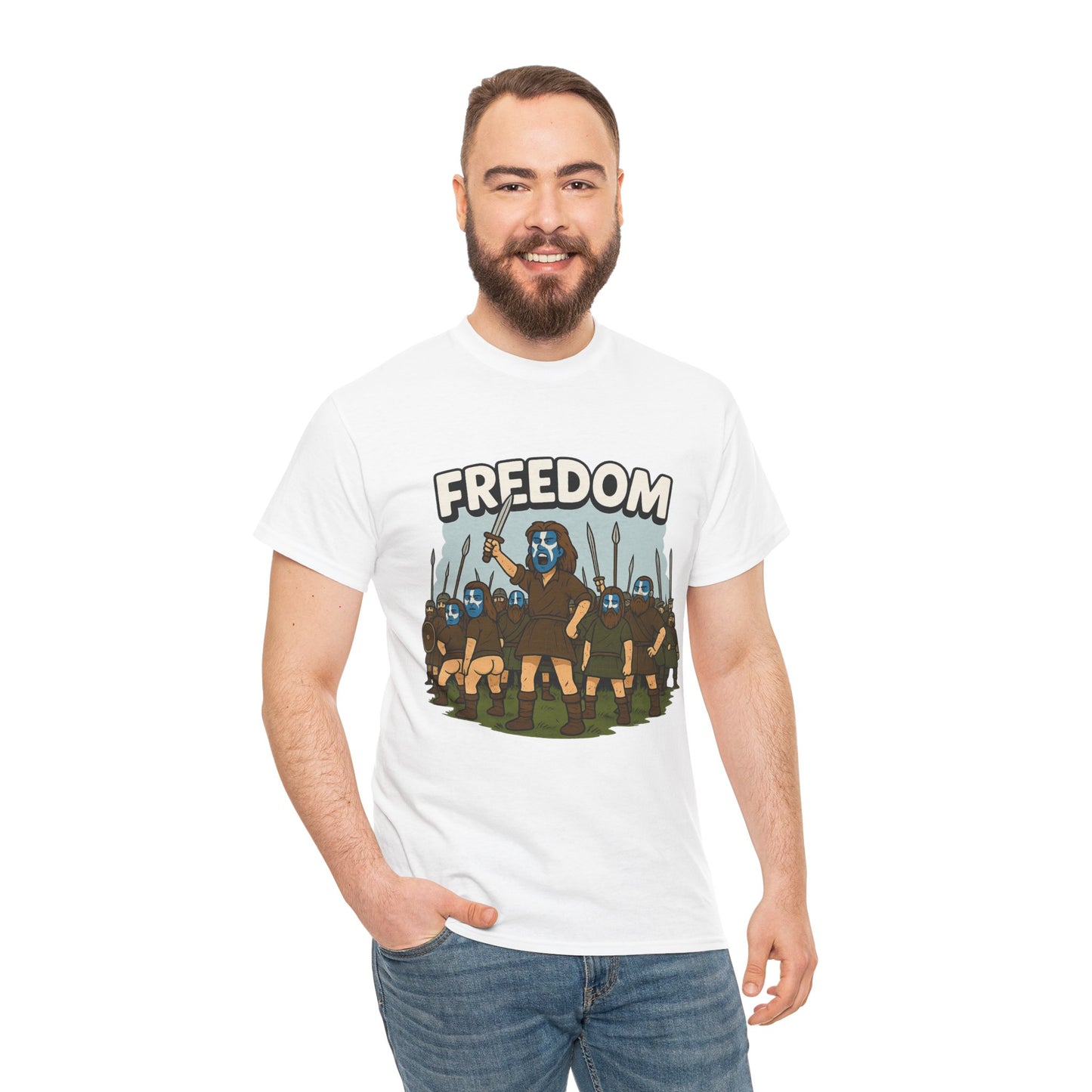 Scottish "Braveheart" slogan themed T-Shirt, Various colors & sizes available