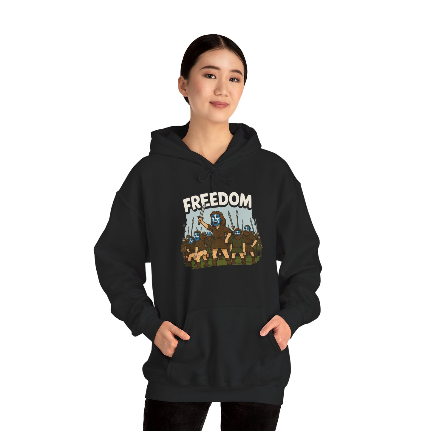 "Braveheart" Scottish slogan Hoodie, Various colors & sizes available