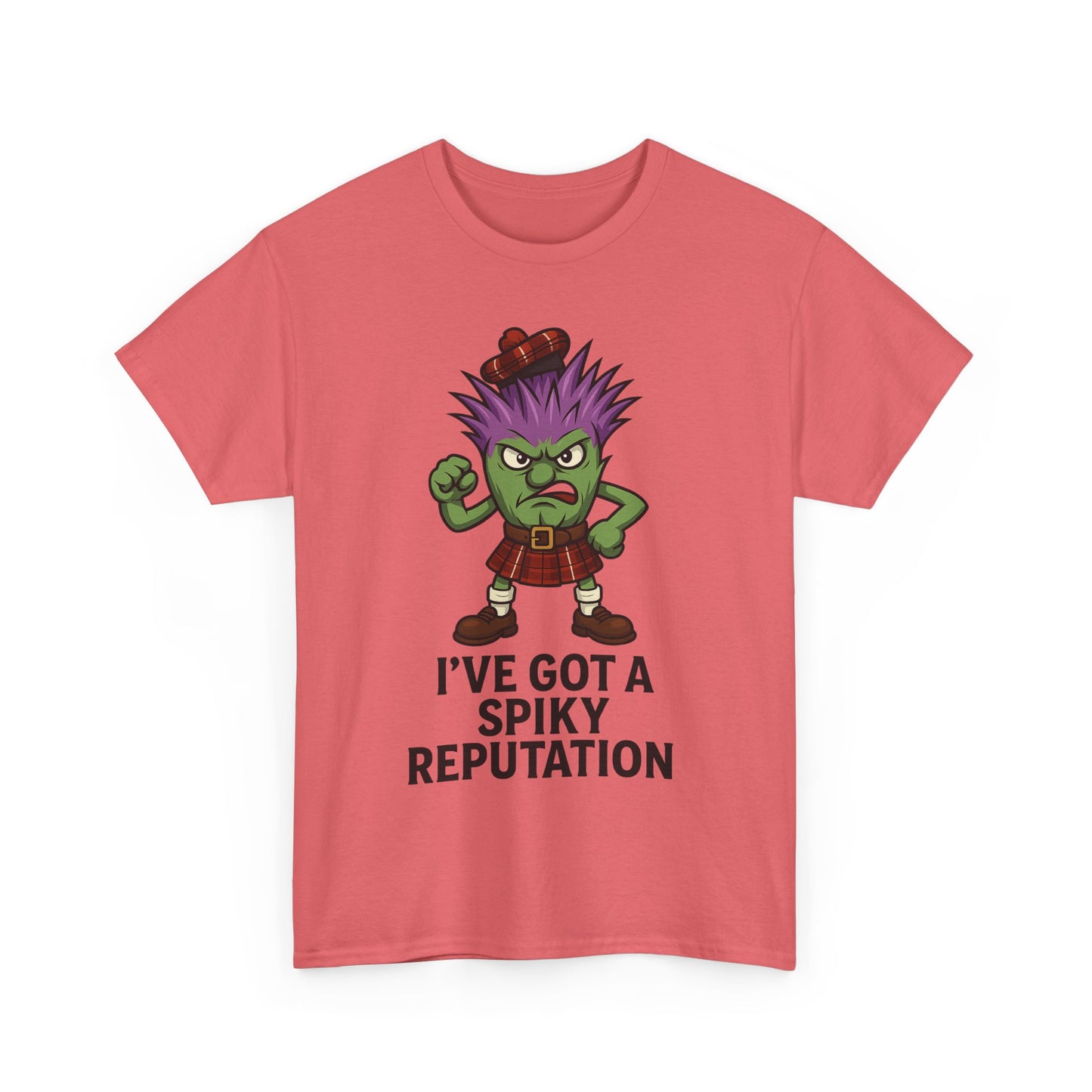 Scottish "Spikey Thistle" slogan T-Shirt, available in different colors & sizes