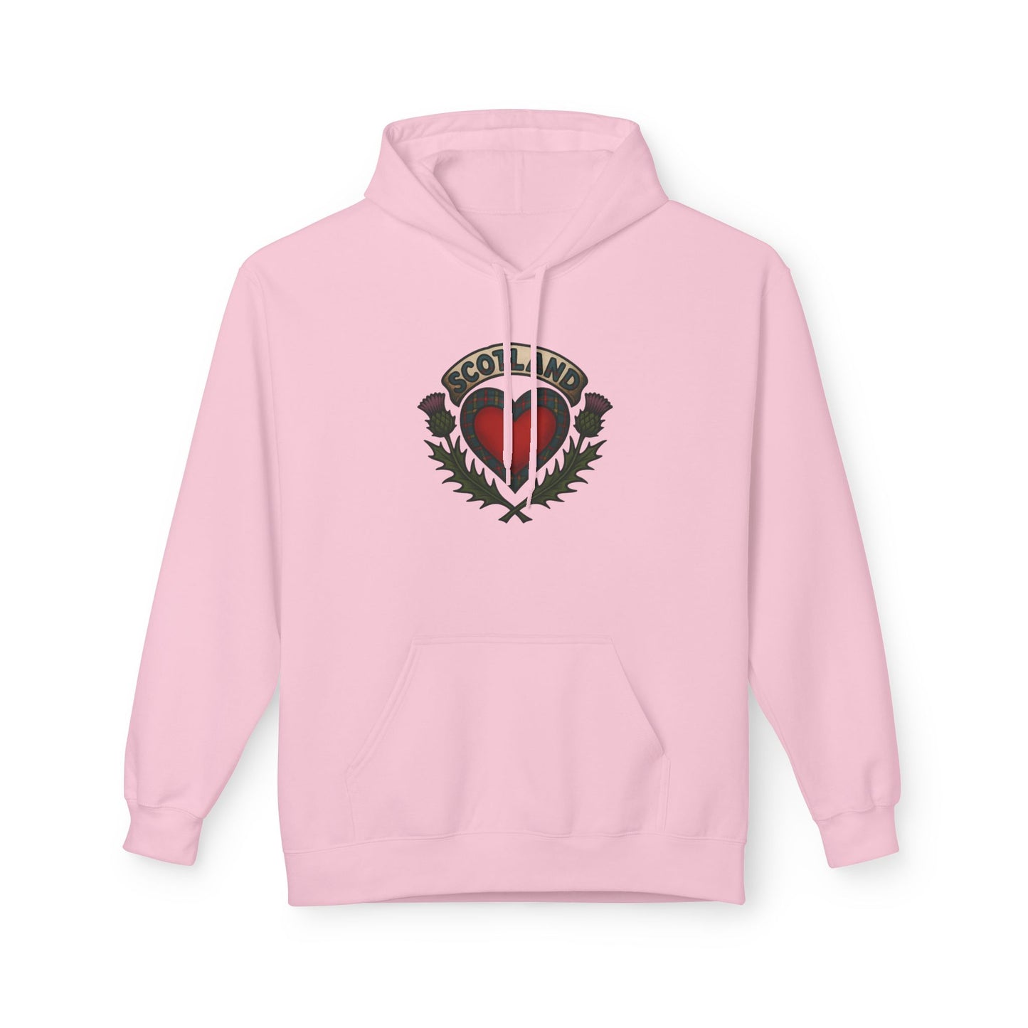 Scottish themed "beating heart" hoodie, Various colors & sizes available