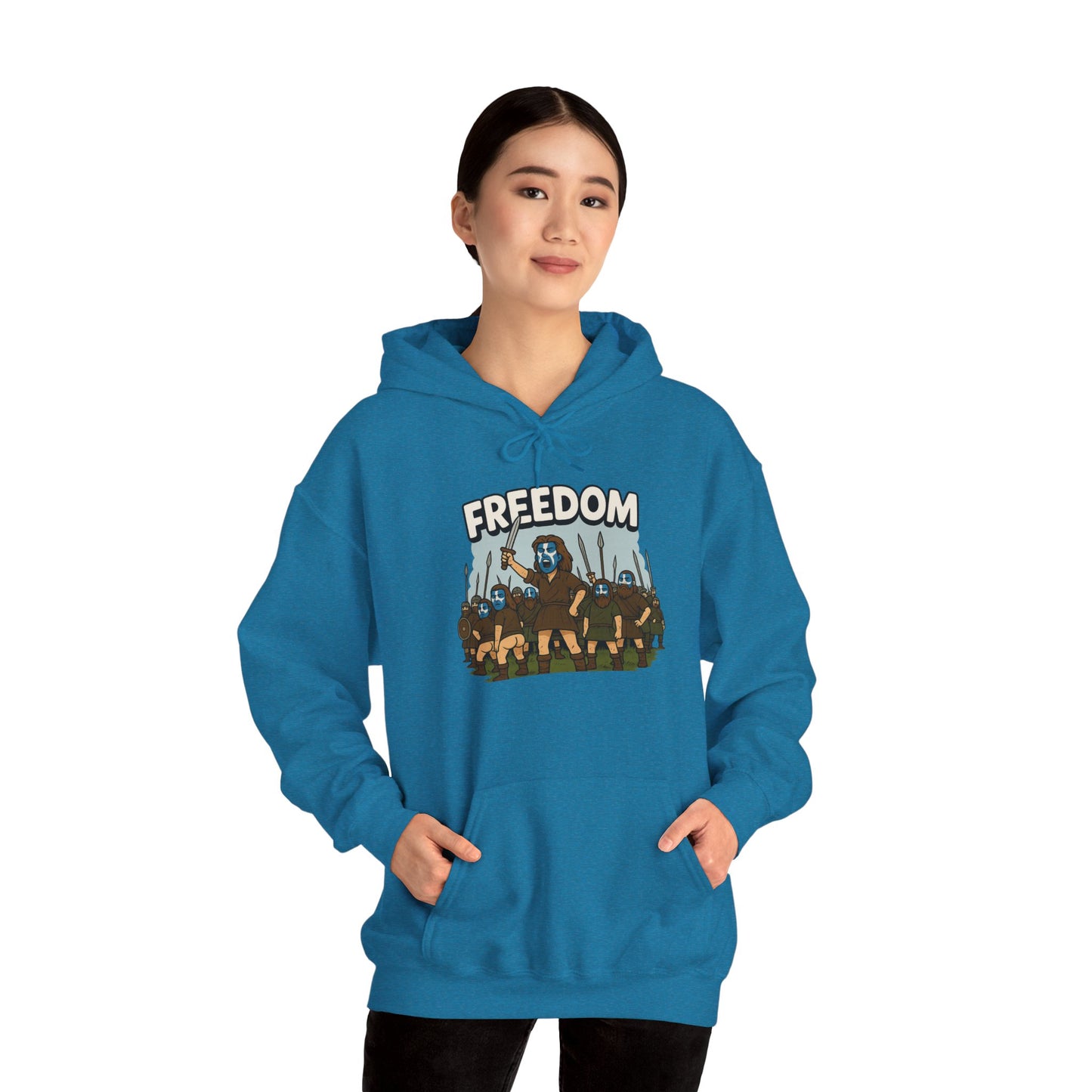 "Braveheart" Scottish slogan Hoodie, Various colors & sizes available