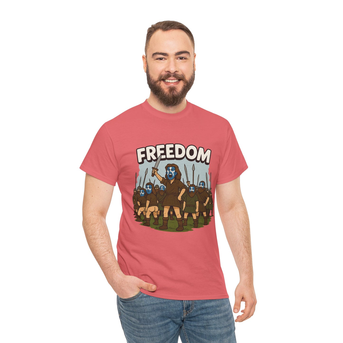 Scottish "Braveheart" slogan themed T-Shirt, Various colors & sizes available