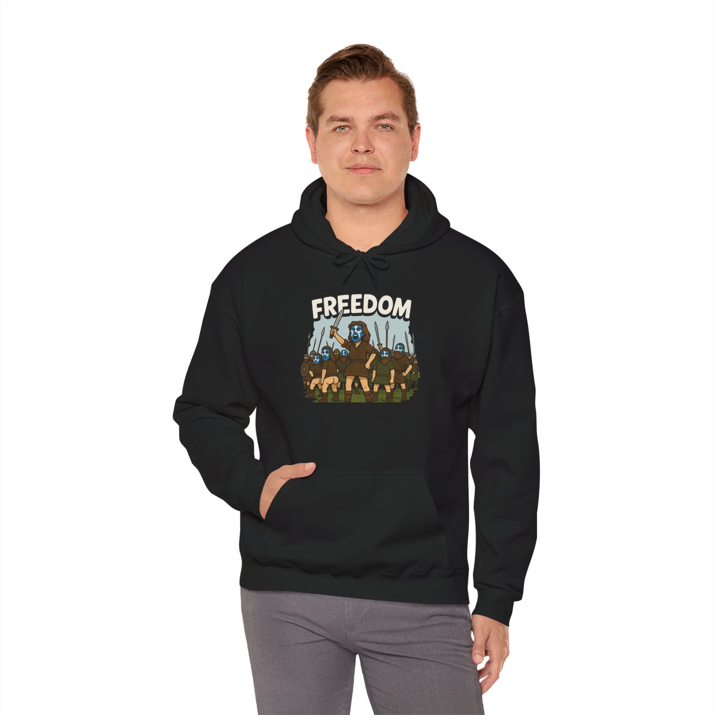 "Braveheart" Scottish slogan Hoodie, Various colors & sizes available