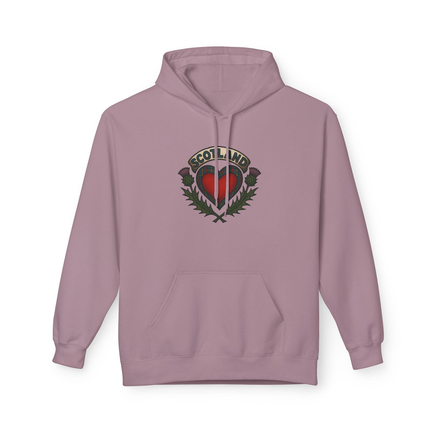 Scottish themed "beating heart" hoodie, Various colors & sizes available