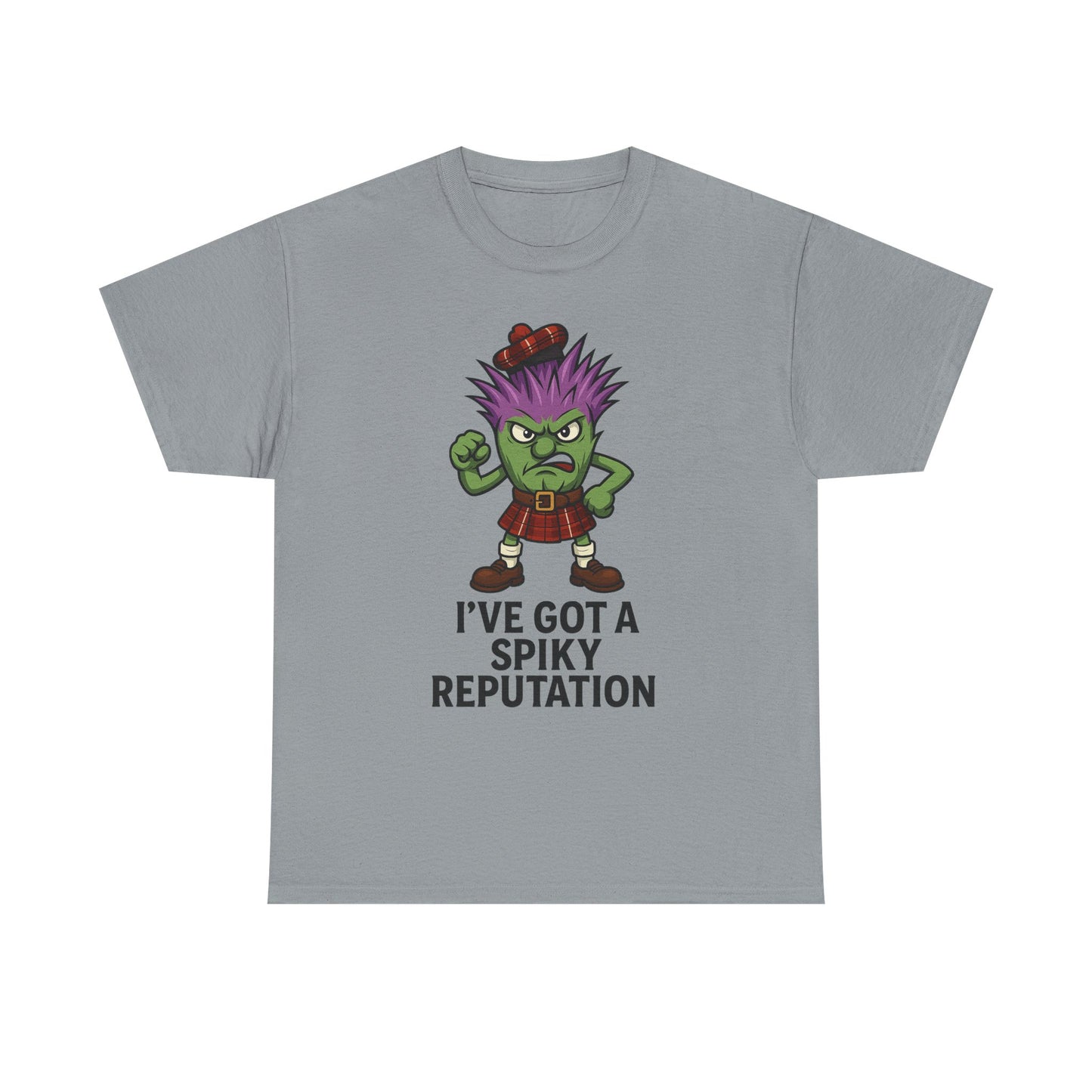 Scottish "Spikey Thistle" slogan T-Shirt, available in different colors & sizes