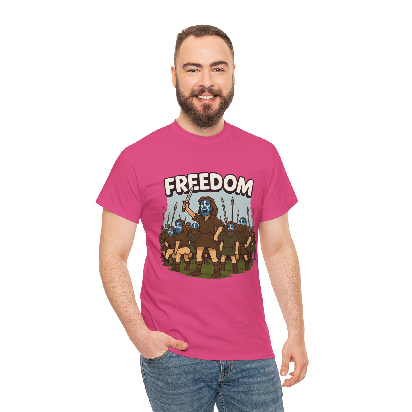 Scottish "Braveheart" slogan themed T-Shirt, Various colors & sizes available
