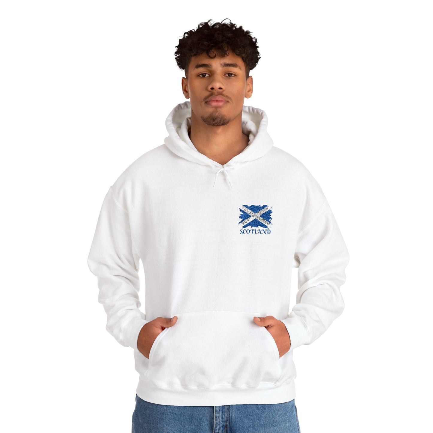 "St. Andrews Cross" Scottish inspired Hoodie, Various colors & sizes available