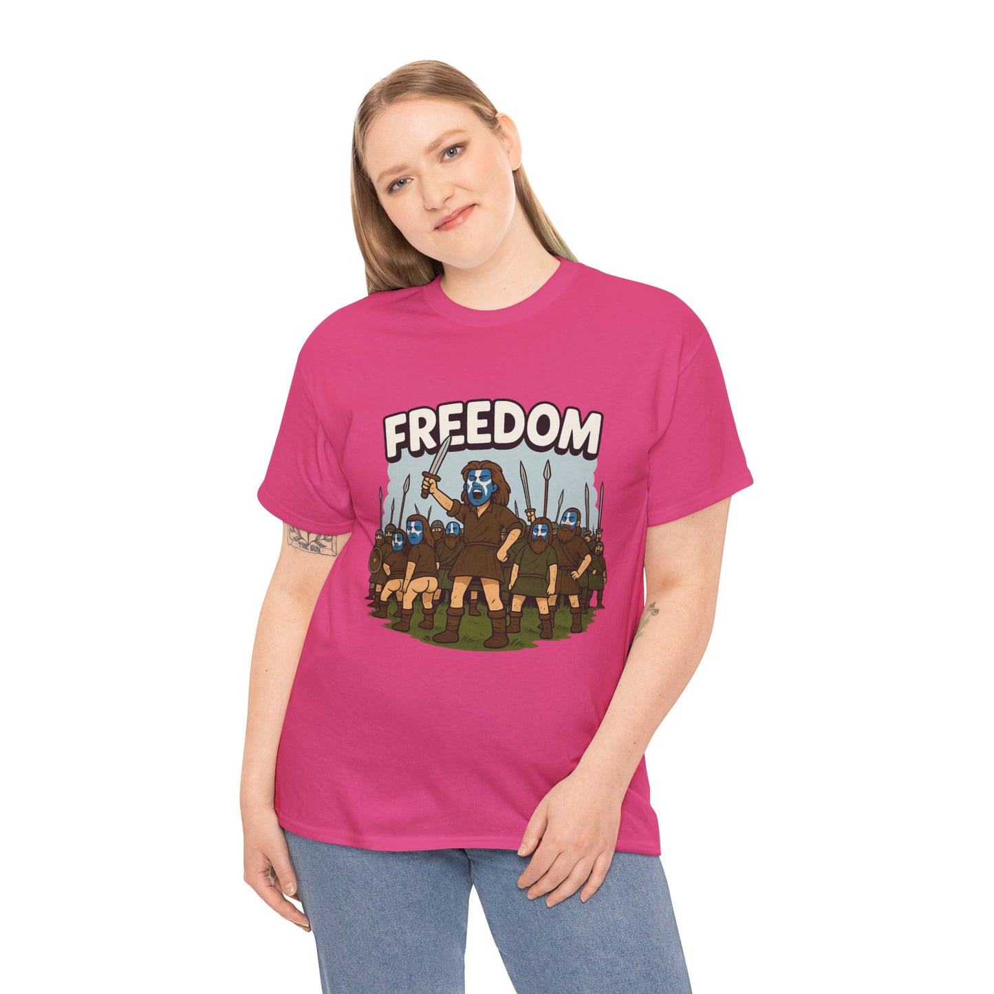 Scottish "Braveheart" slogan themed T-Shirt, Various colors & sizes available