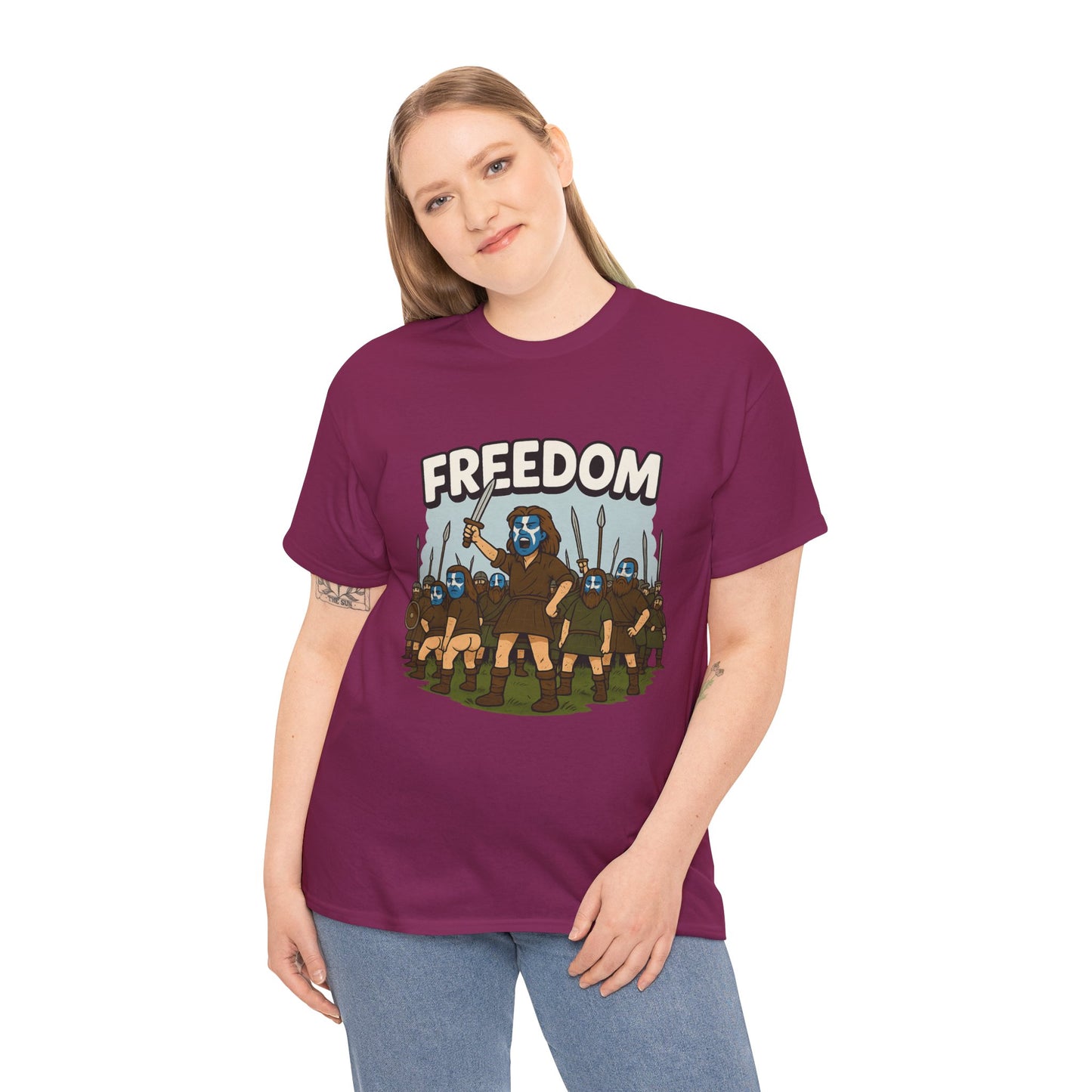 Scottish "Braveheart" slogan themed T-Shirt, Various colors & sizes available