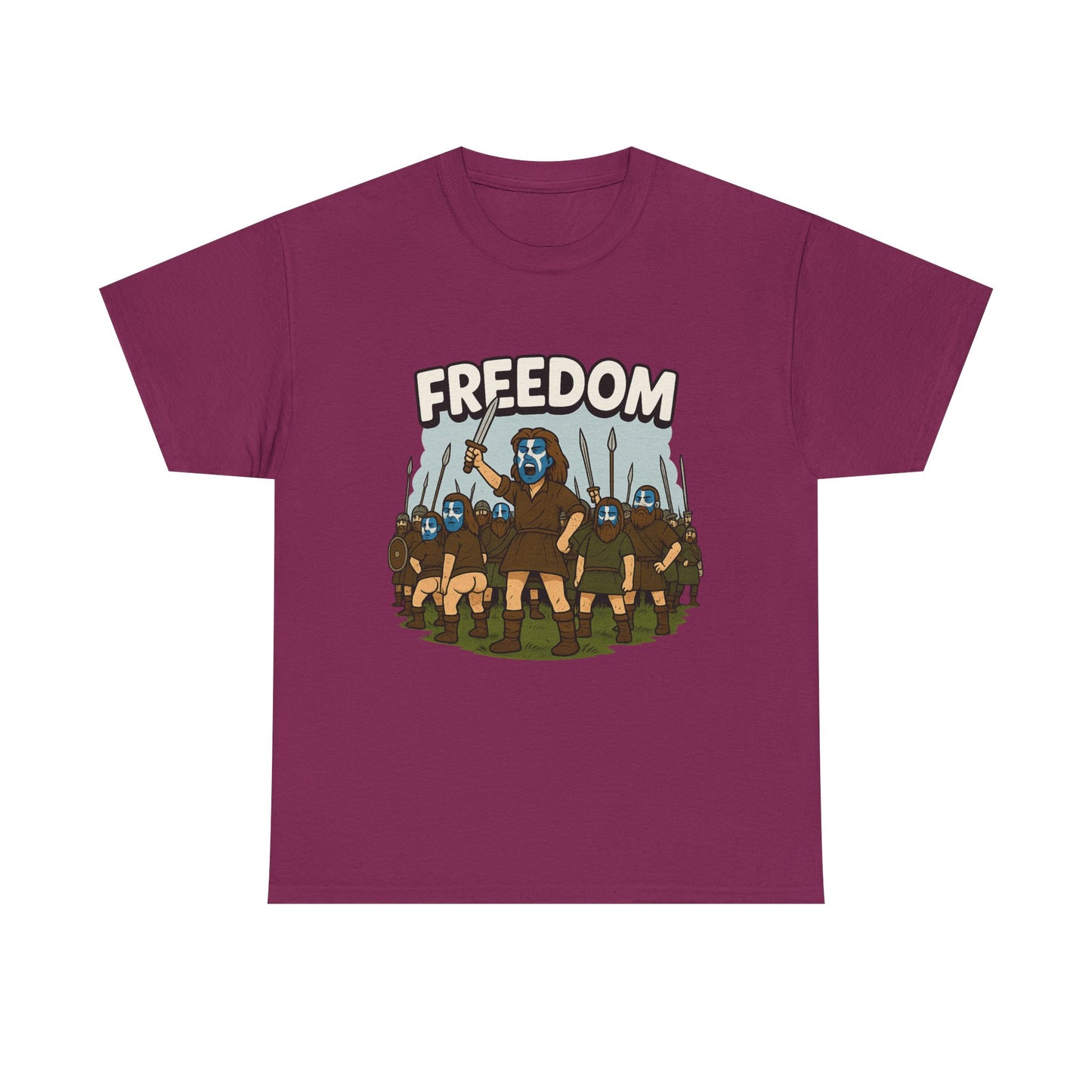 Scottish "Braveheart" slogan themed T-Shirt, Various colors & sizes available