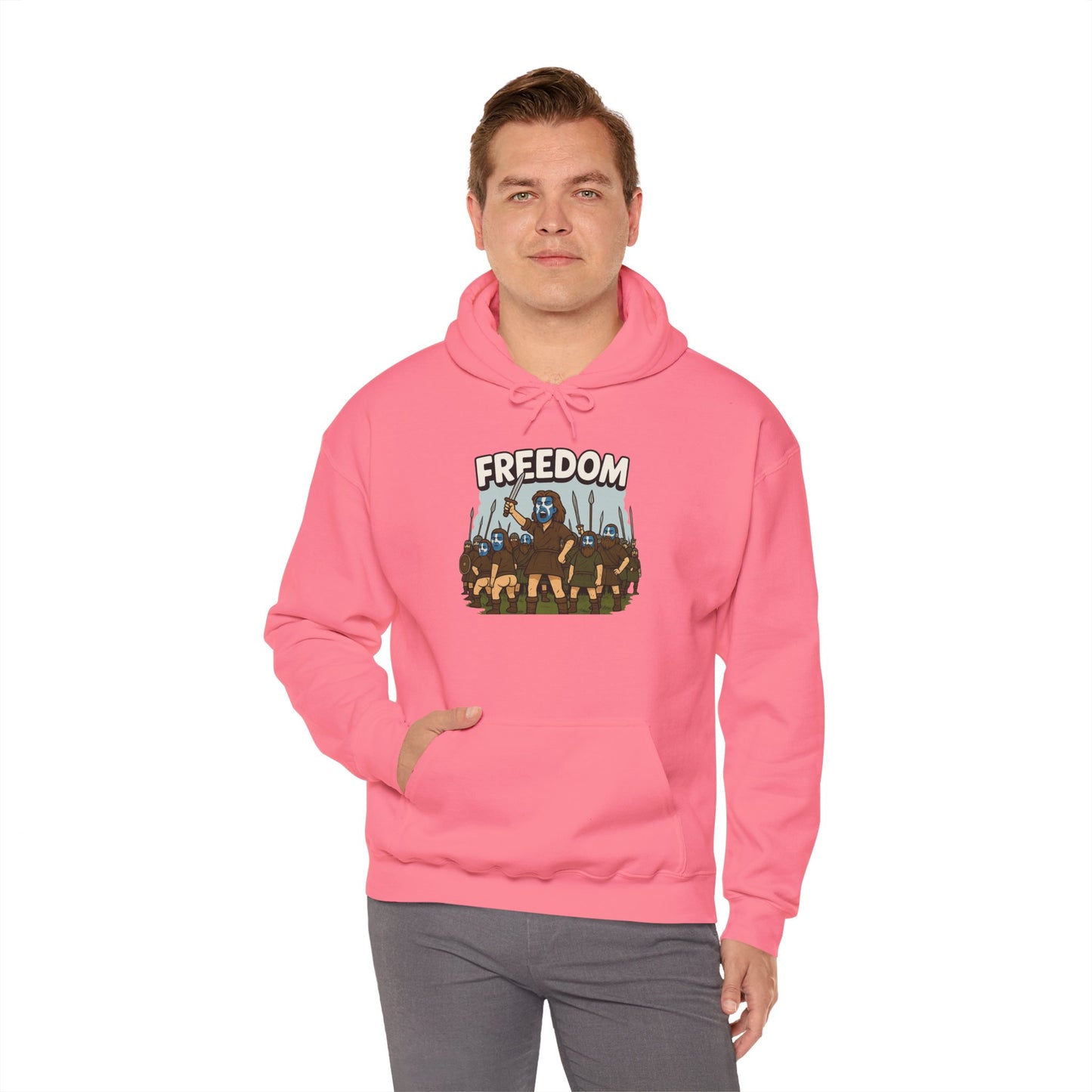 "Braveheart" Scottish slogan Hoodie, Various colors & sizes available
