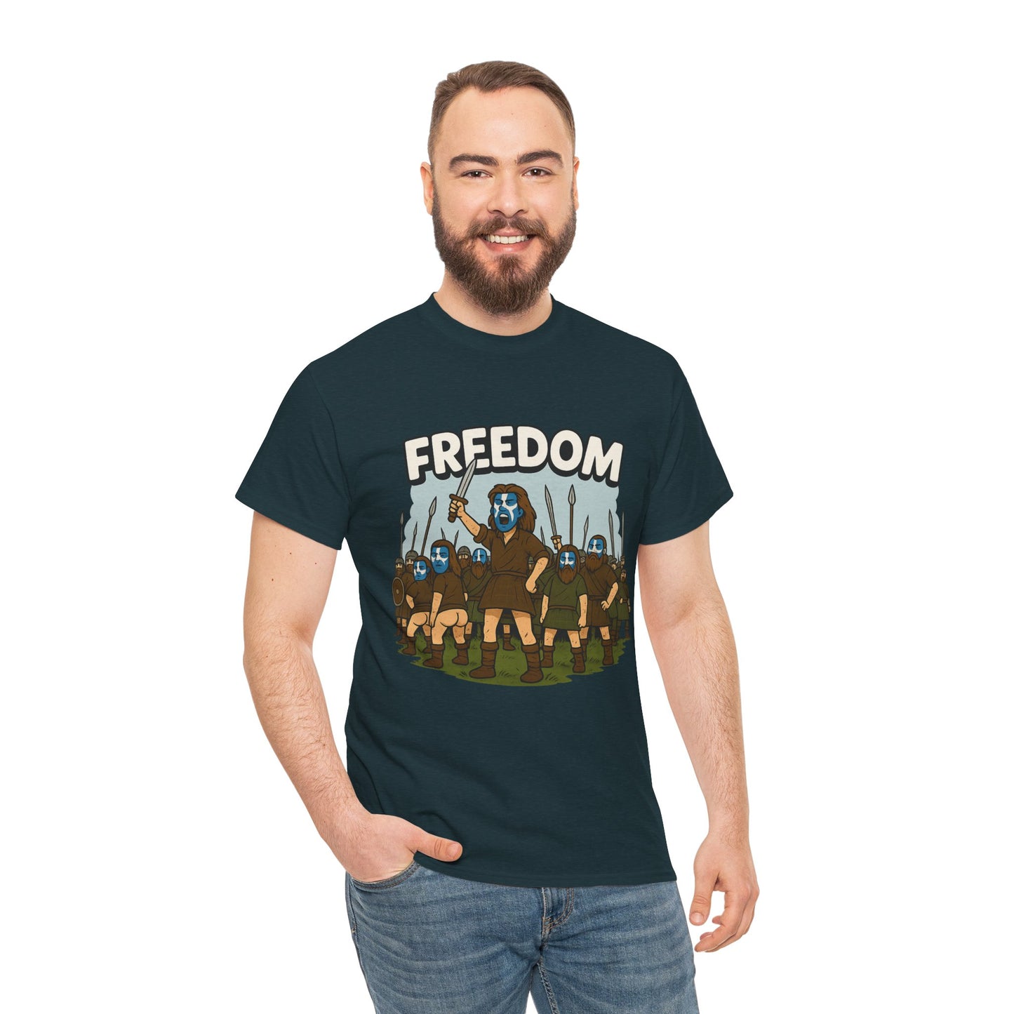 Scottish "Braveheart" slogan themed T-Shirt, Various colors & sizes available
