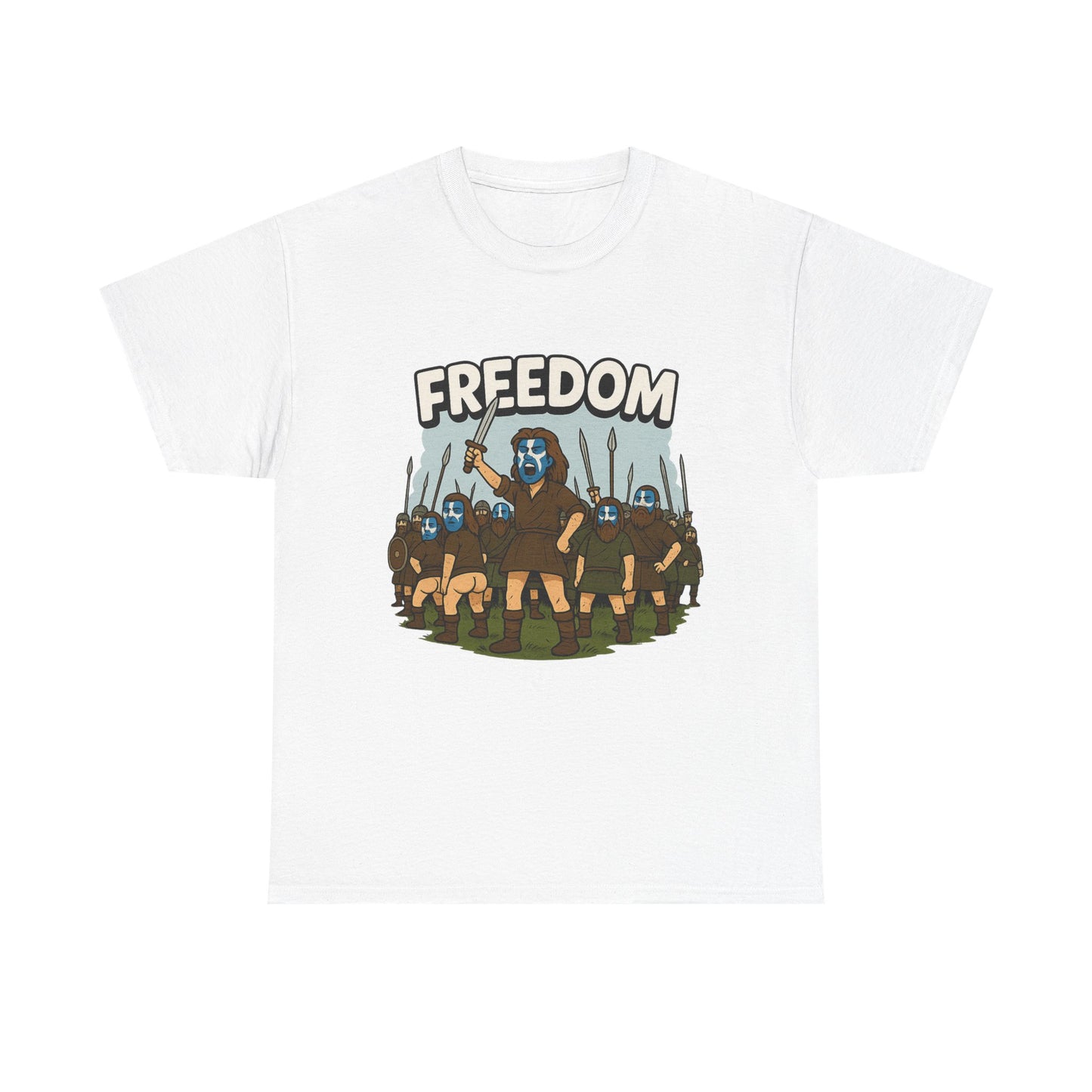 Scottish "Braveheart" slogan themed T-Shirt, Various colors & sizes available