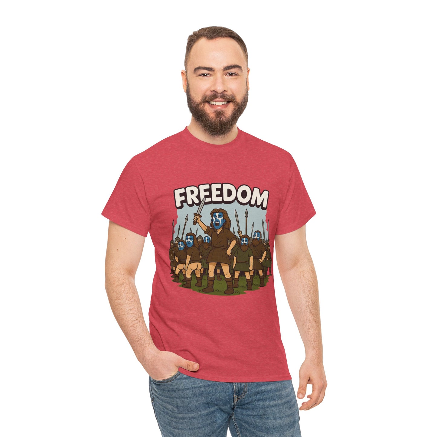 Scottish "Braveheart" slogan themed T-Shirt, Various colors & sizes available