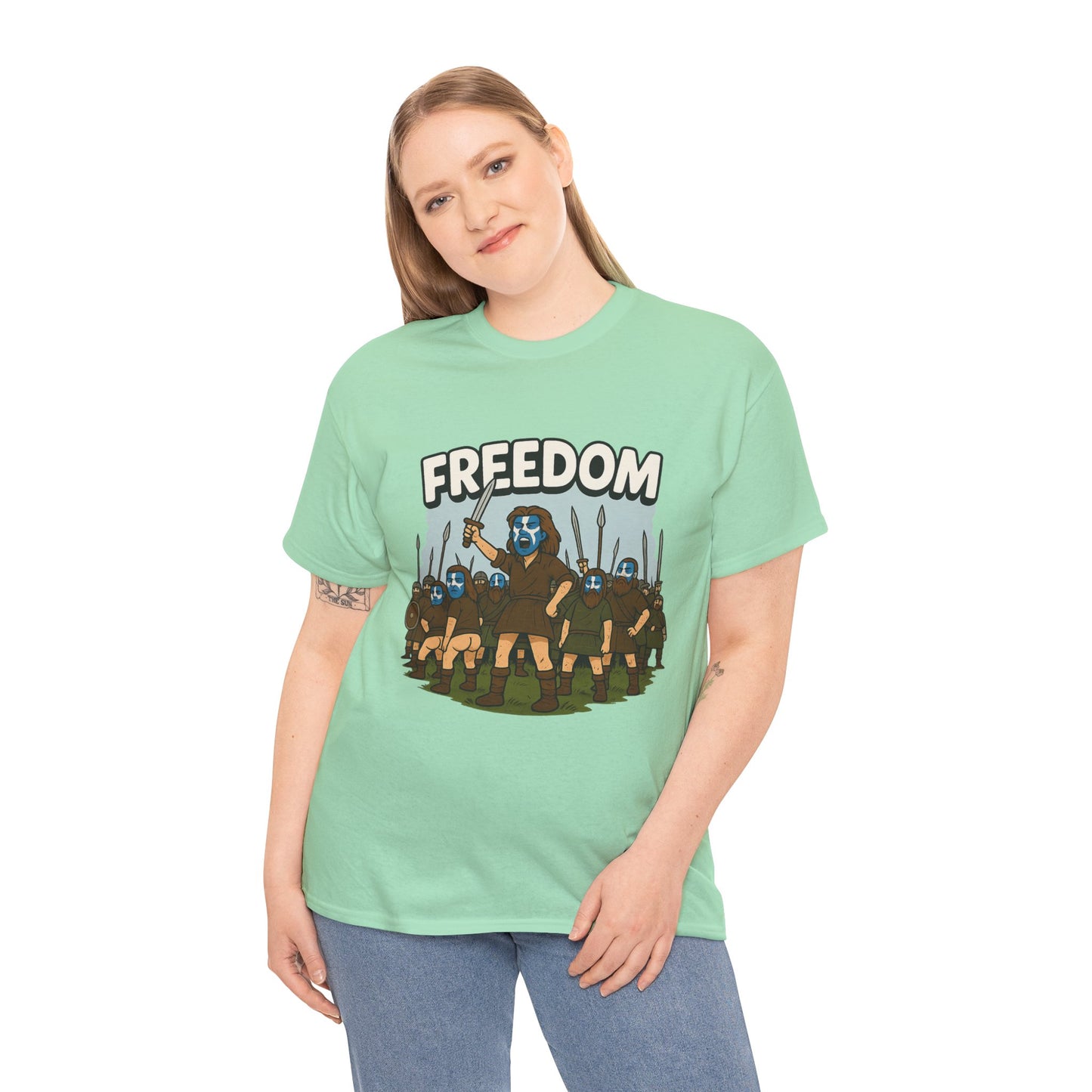 Scottish "Braveheart" slogan themed T-Shirt, Various colors & sizes available