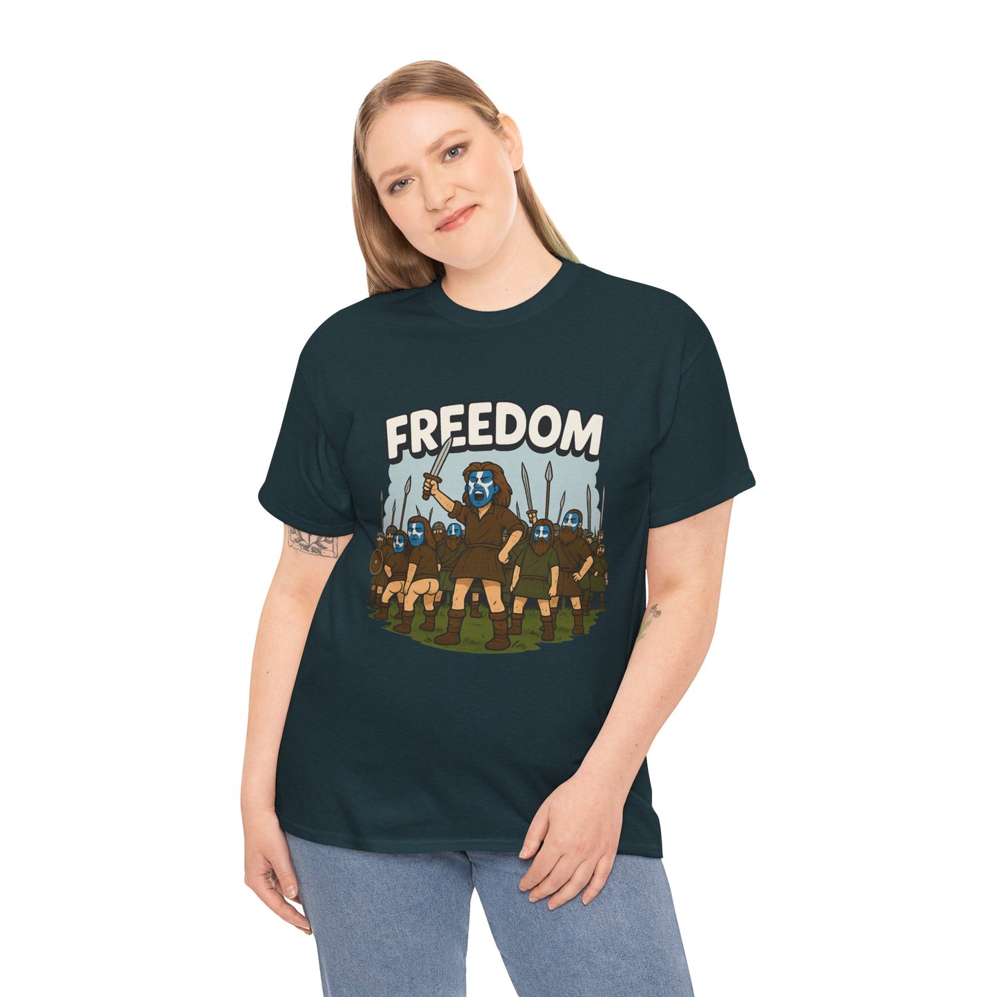 Scottish "Braveheart" slogan themed T-Shirt, Various colors & sizes available