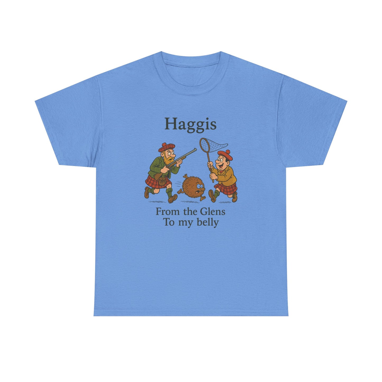 Scottish "Haggis Hunting" Slogan T-Shirt, Various colors & sizes