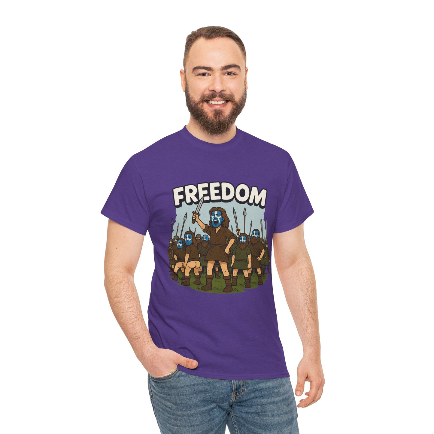 Scottish "Braveheart" slogan themed T-Shirt, Various colors & sizes available