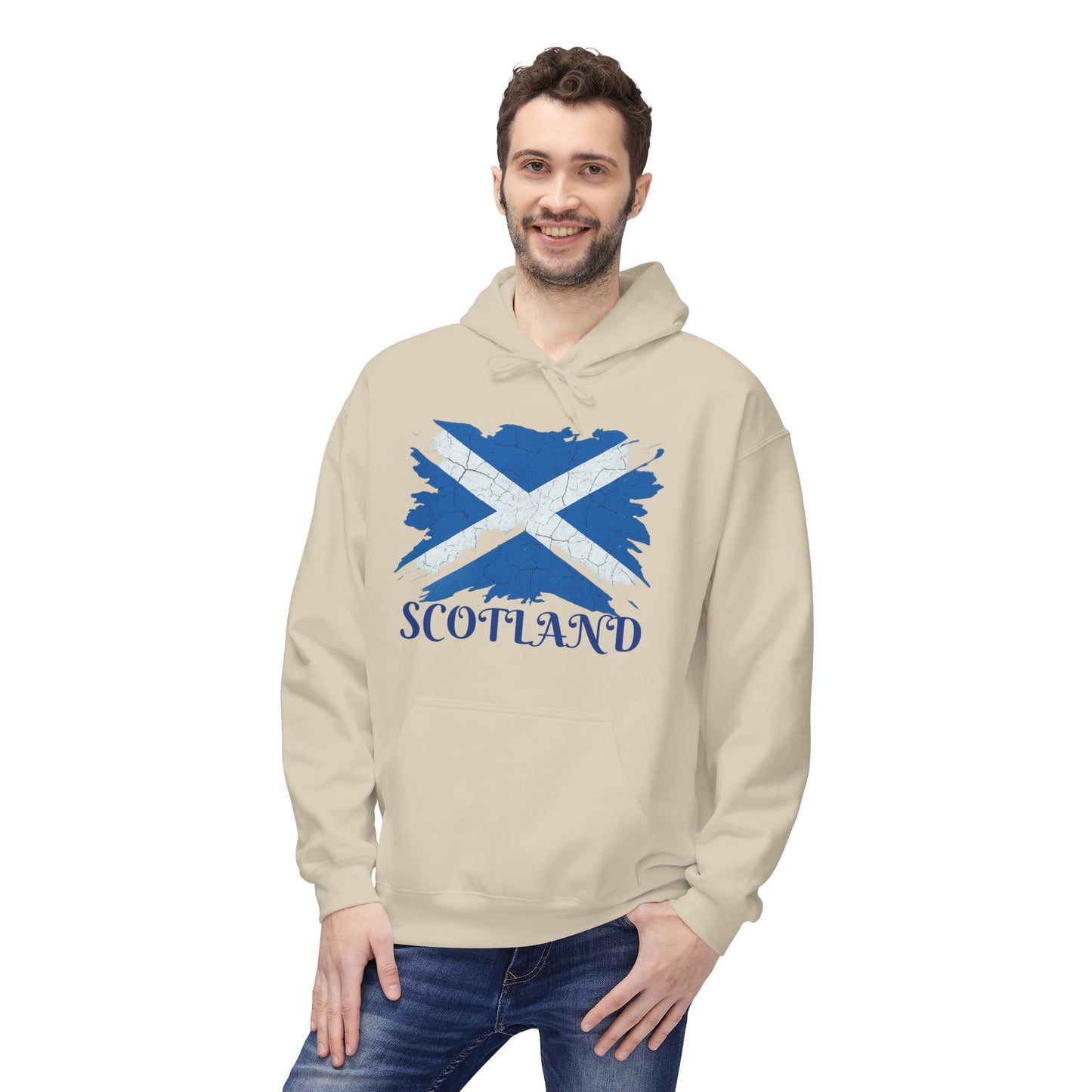 Scottish Inspired "St Andrews Cross Hoodie", Various colors & sizes available