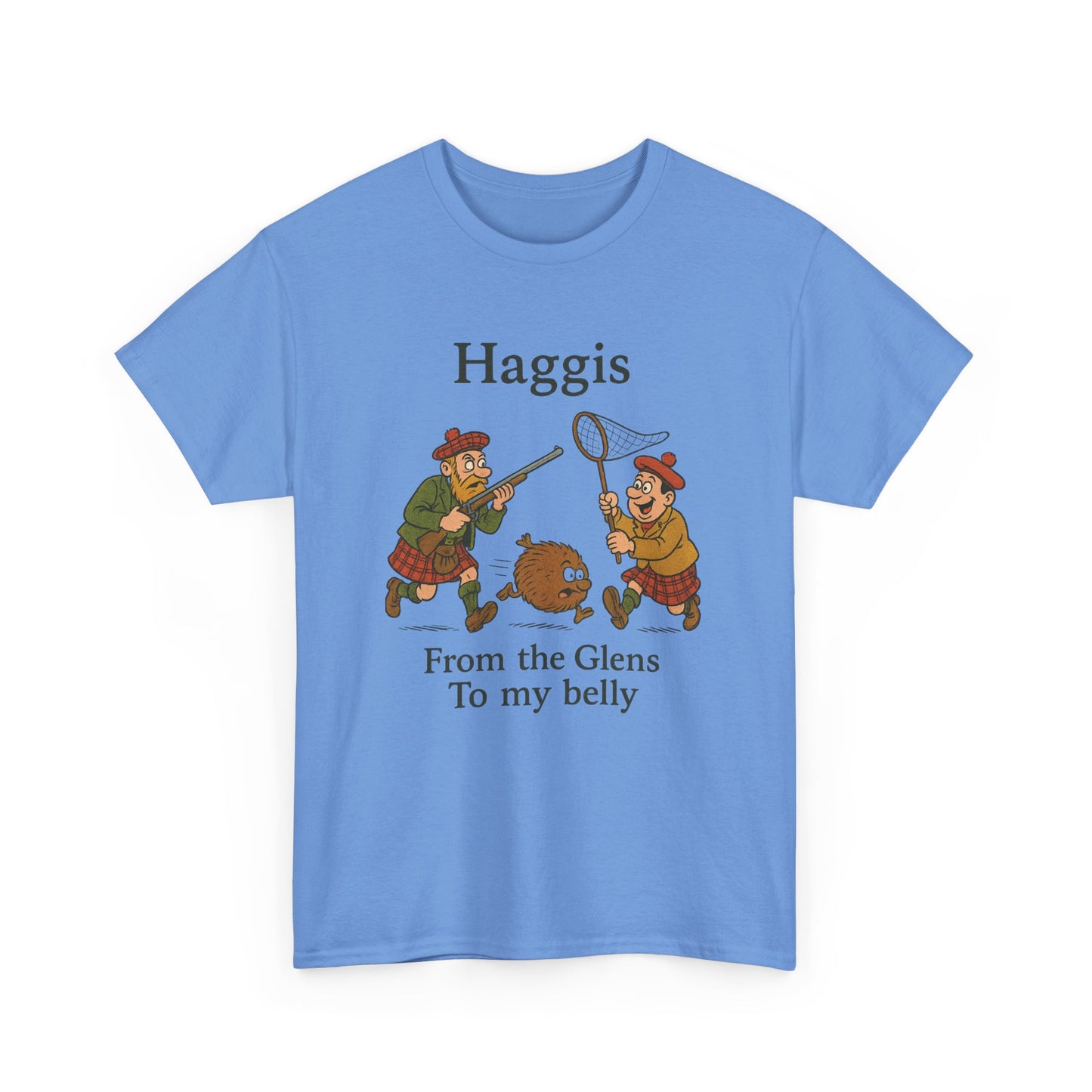 Scottish "Haggis Hunting" Slogan T-Shirt, Various colors & sizes
