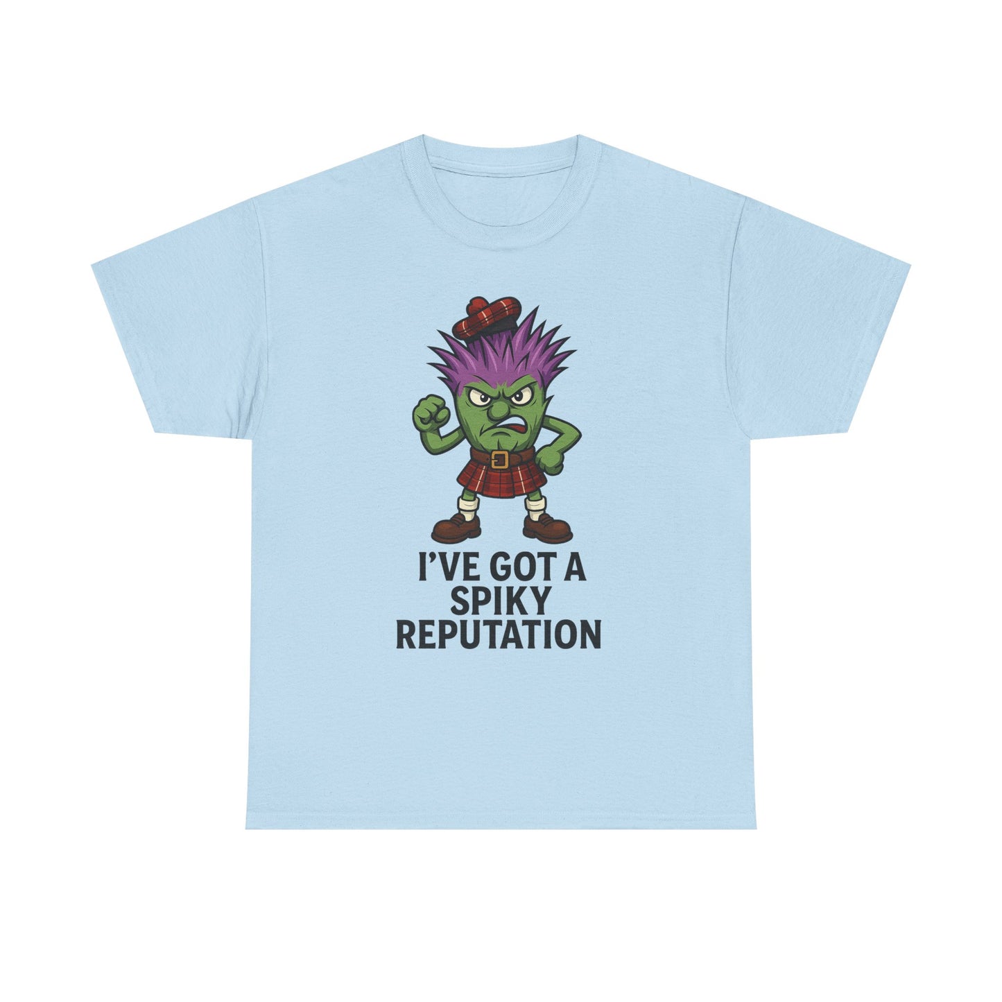 Scottish "Spikey Thistle" slogan T-Shirt, available in different colors & sizes