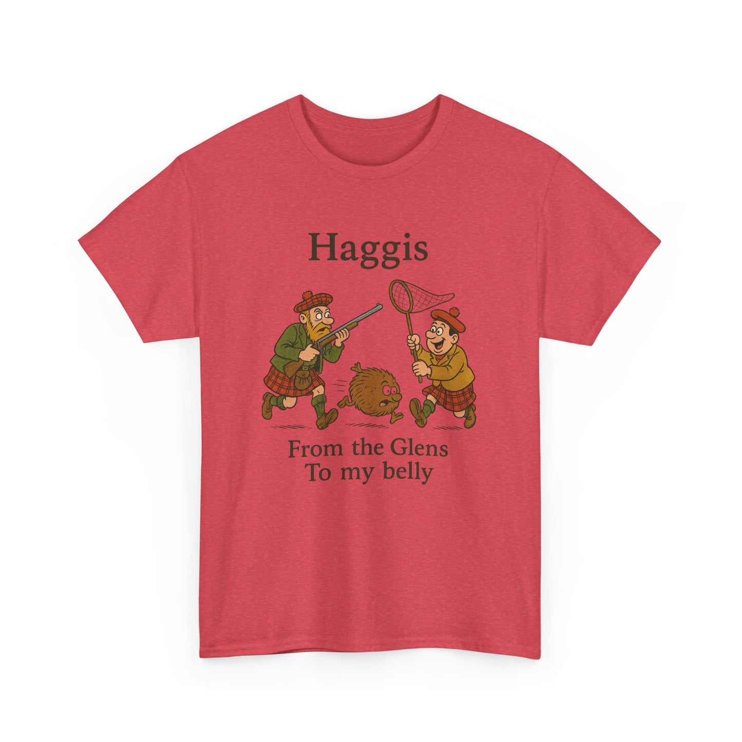 Scottish "Haggis Hunting" Slogan T-Shirt, Various colors & sizes