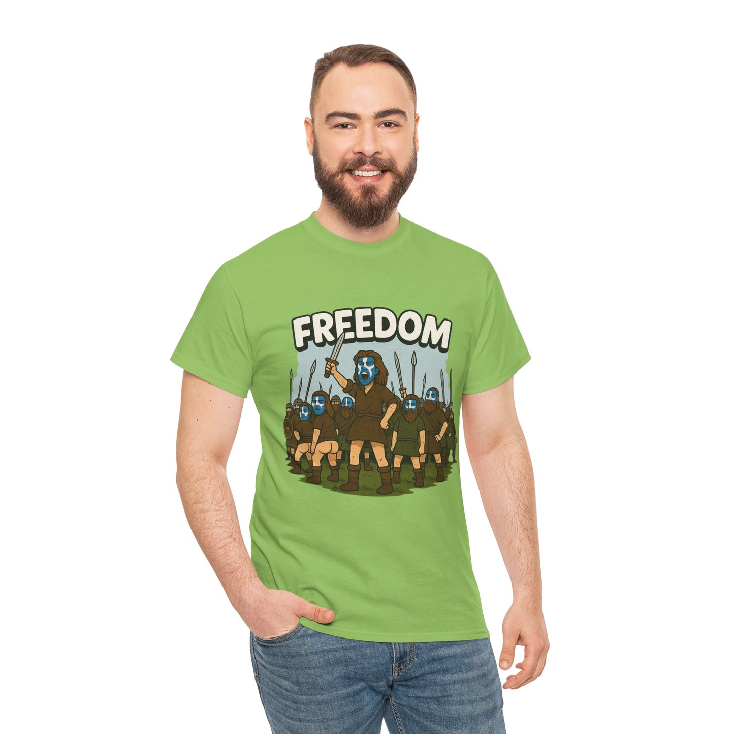 Scottish "Braveheart" slogan themed T-Shirt, Various colors & sizes available