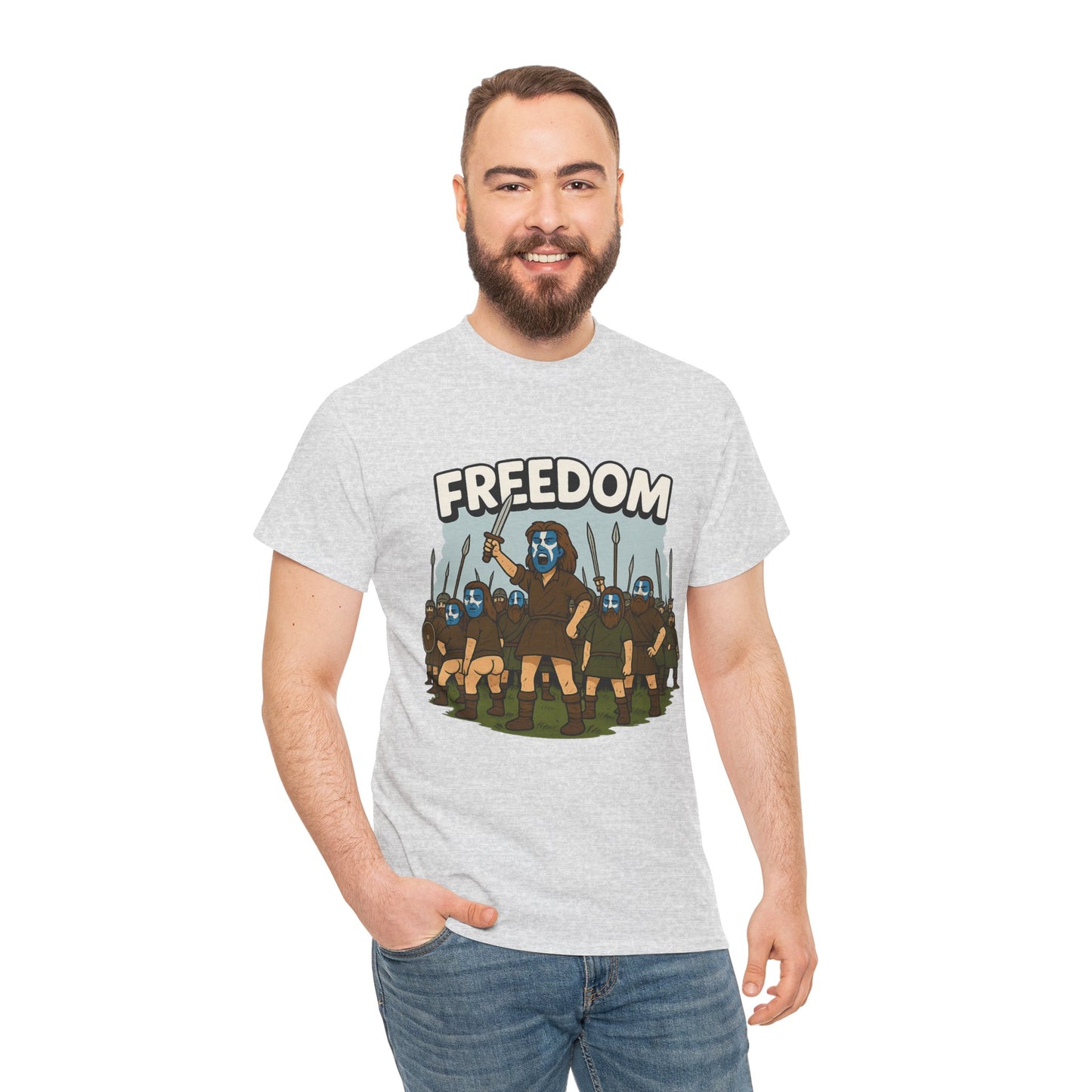 Scottish "Braveheart" slogan themed T-Shirt, Various colors & sizes available