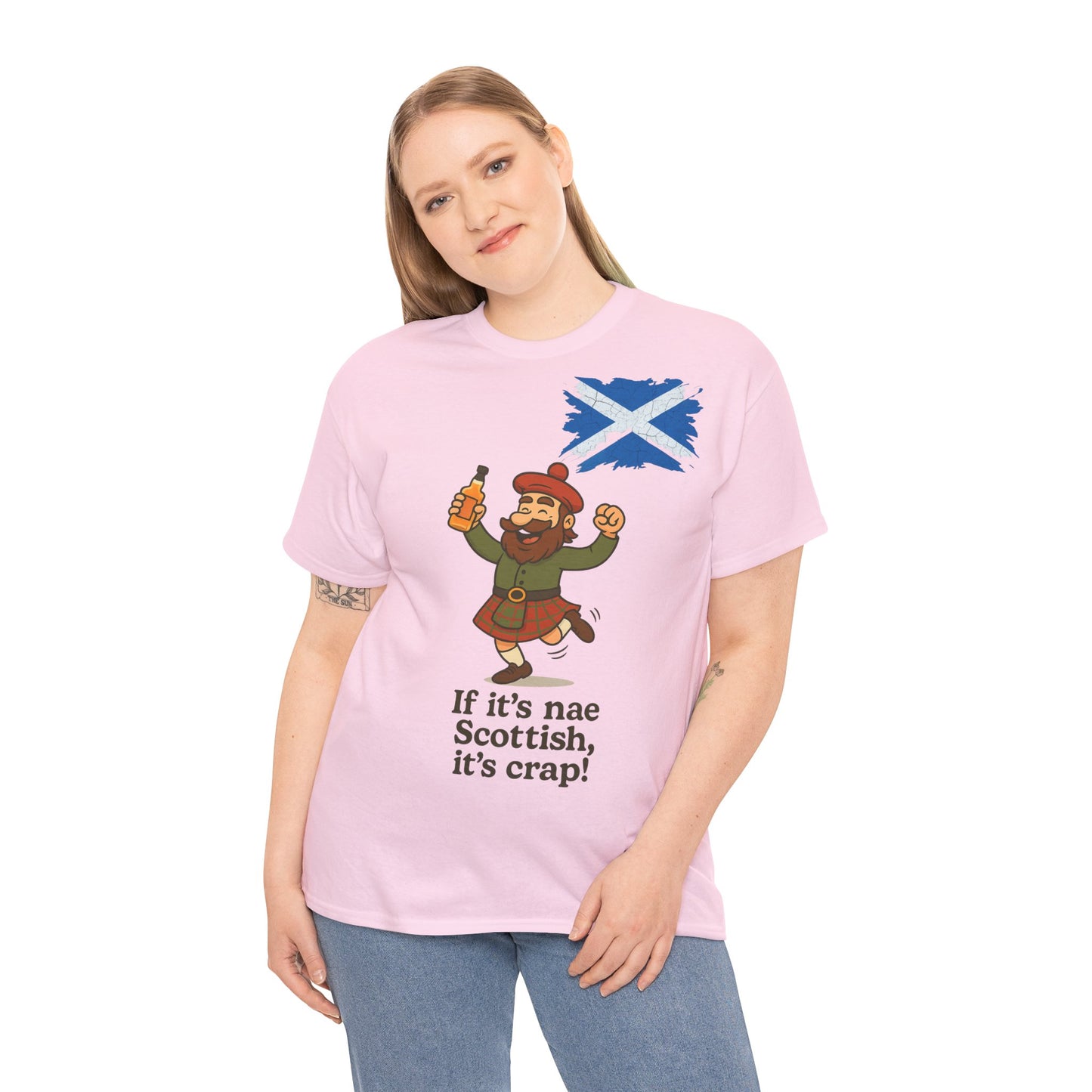 "If its nae Scottish its Crap"Scottish inspired Slogan T-Shirt, Various colors & sizes available