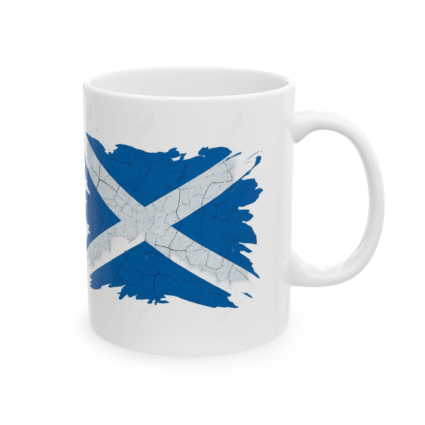 Ceramic Mug - "Neon Hairy Coo" Design, Various sizes