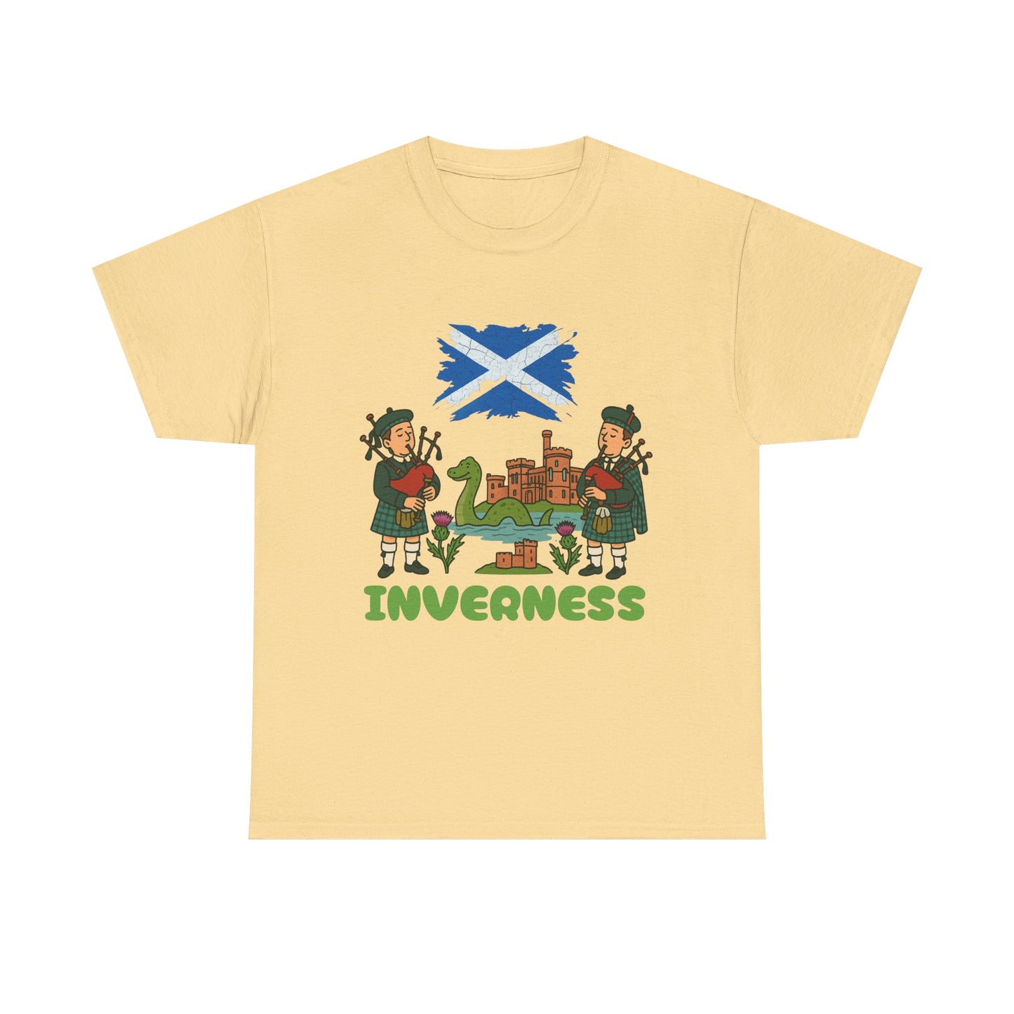 "Inverness"  Highland Capital inspired Scottish T-Shirt, Various colors & sizes available