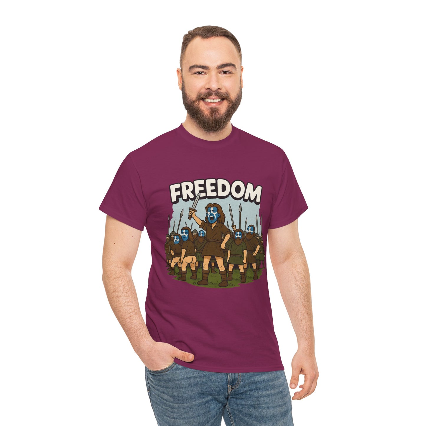 Scottish "Braveheart" slogan themed T-Shirt, Various colors & sizes available