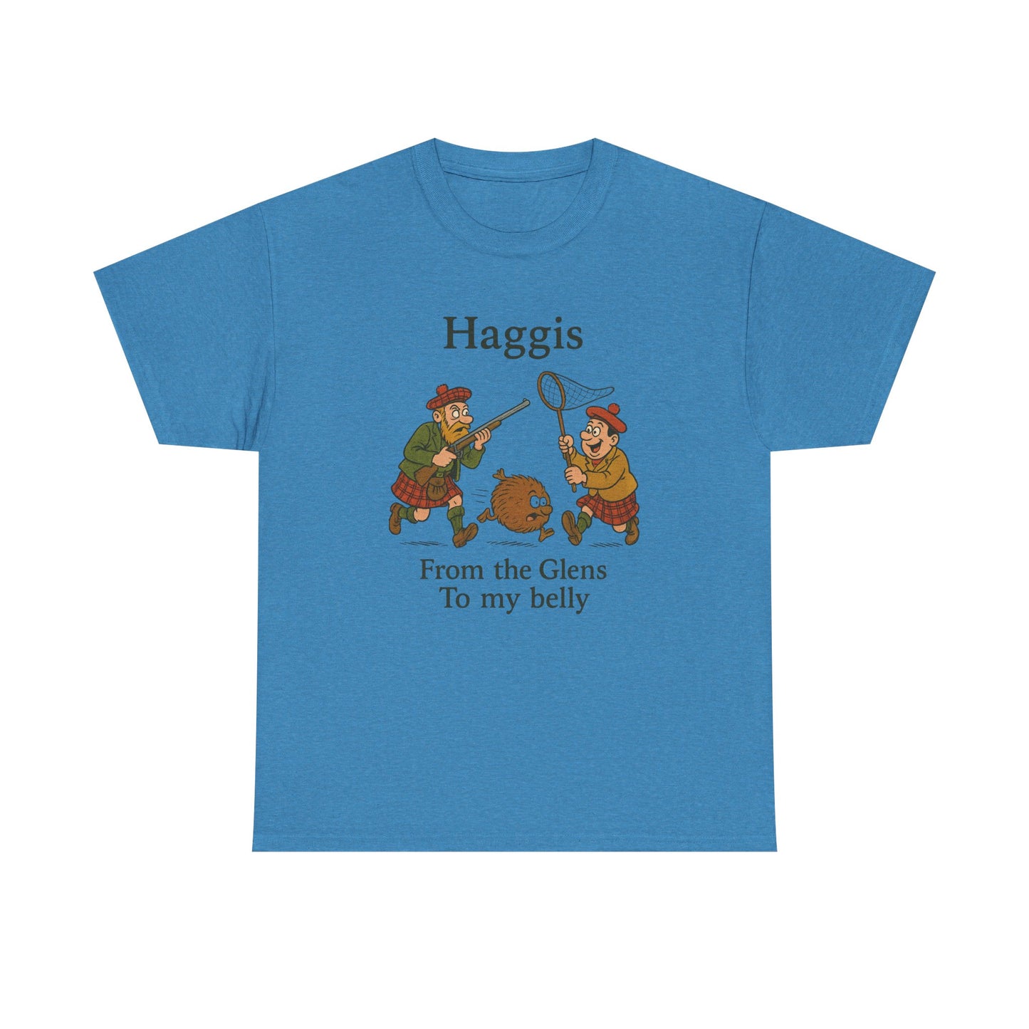 Scottish "Haggis Hunting" Slogan T-Shirt, Various colors & sizes