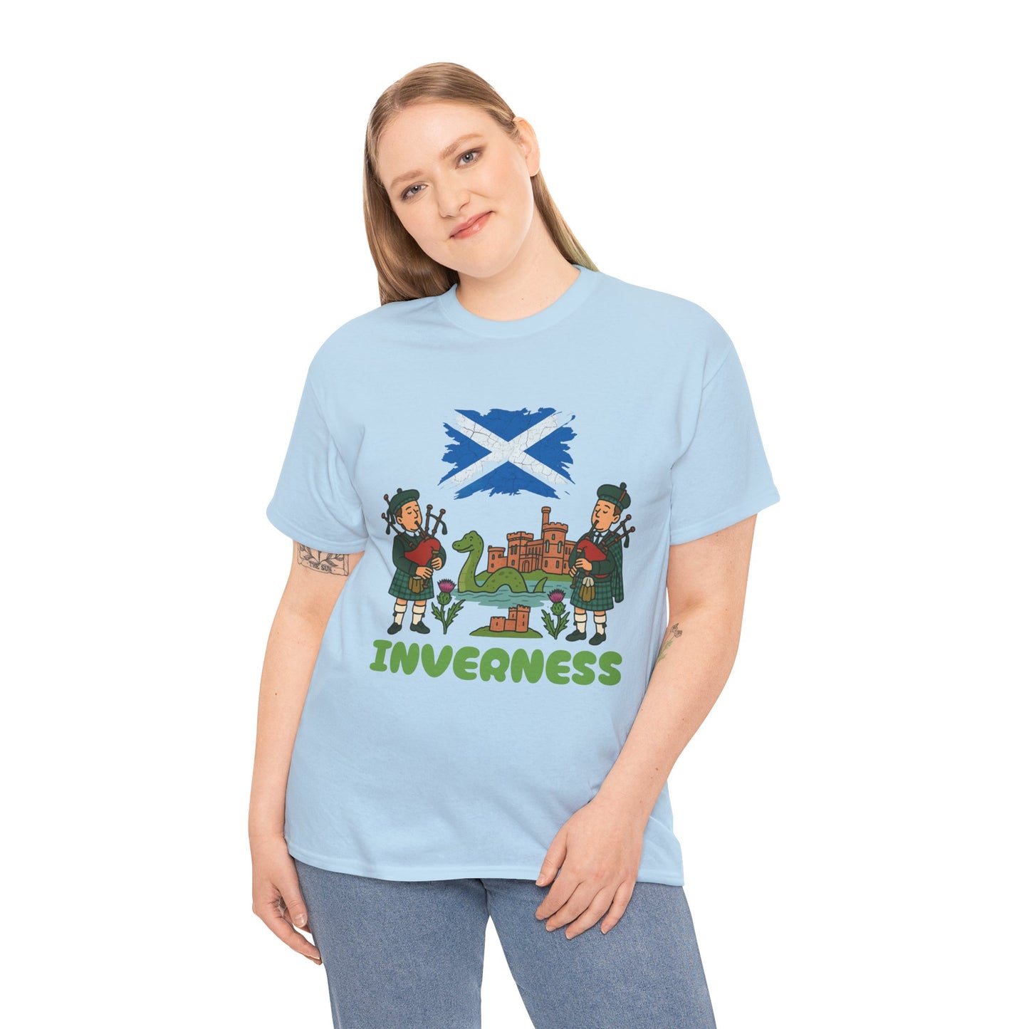 "Inverness"  Highland Capital inspired Scottish T-Shirt, Various colors & sizes available