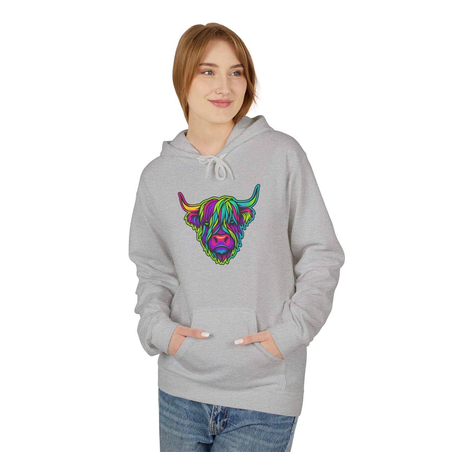 "The hairy coo" Hoodie, Various colors & sizes available