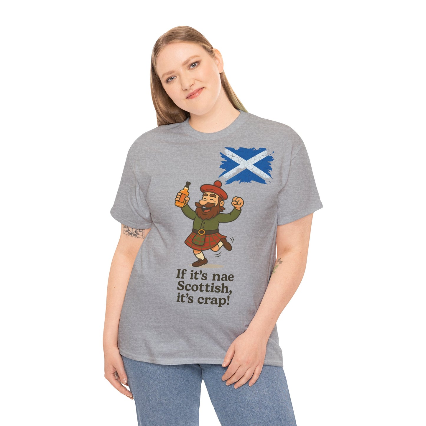 "If its nae Scottish its Crap"Scottish inspired Slogan T-Shirt, Various colors & sizes available
